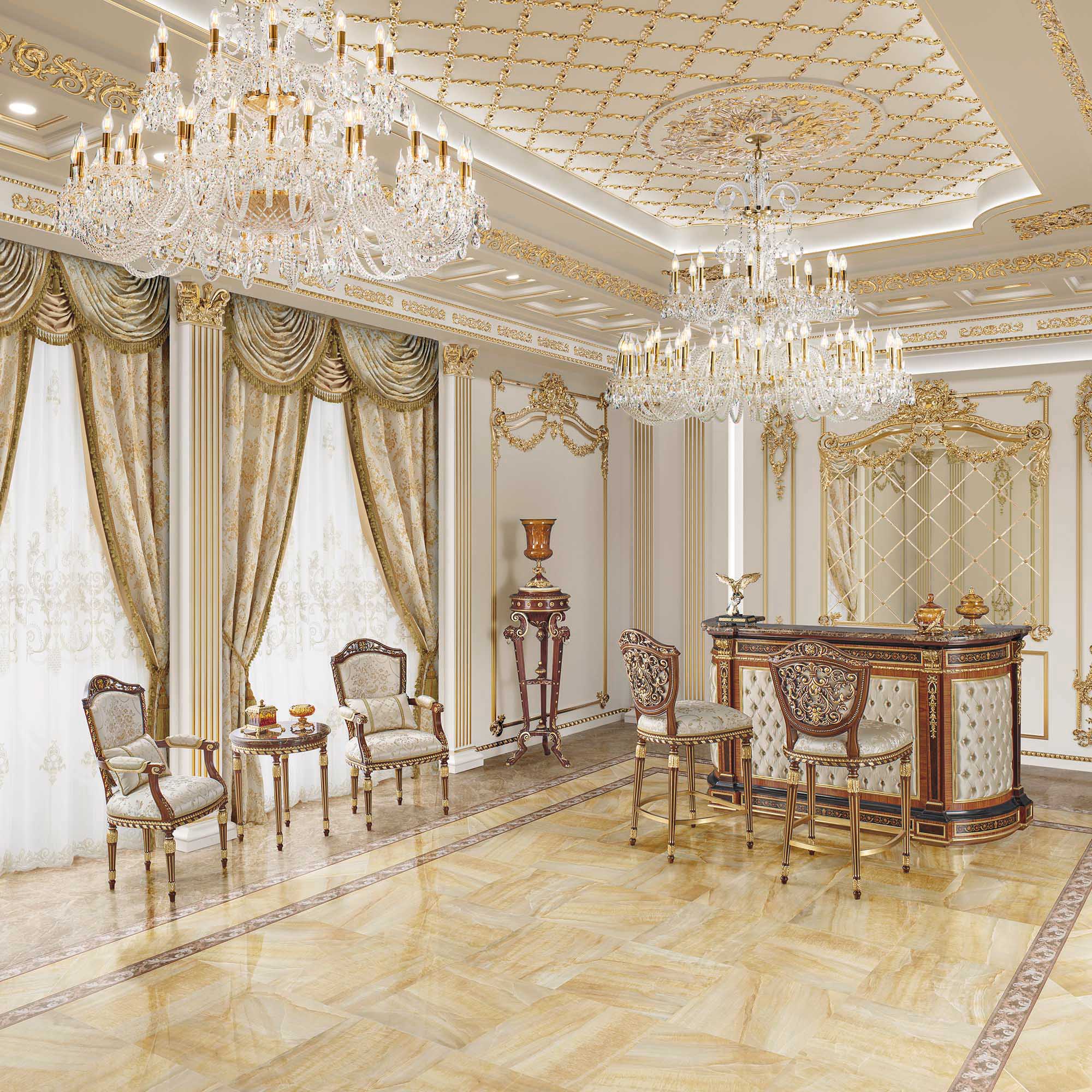 Modenese Classic Chandeliers and Lamps for Luxurious Spaces