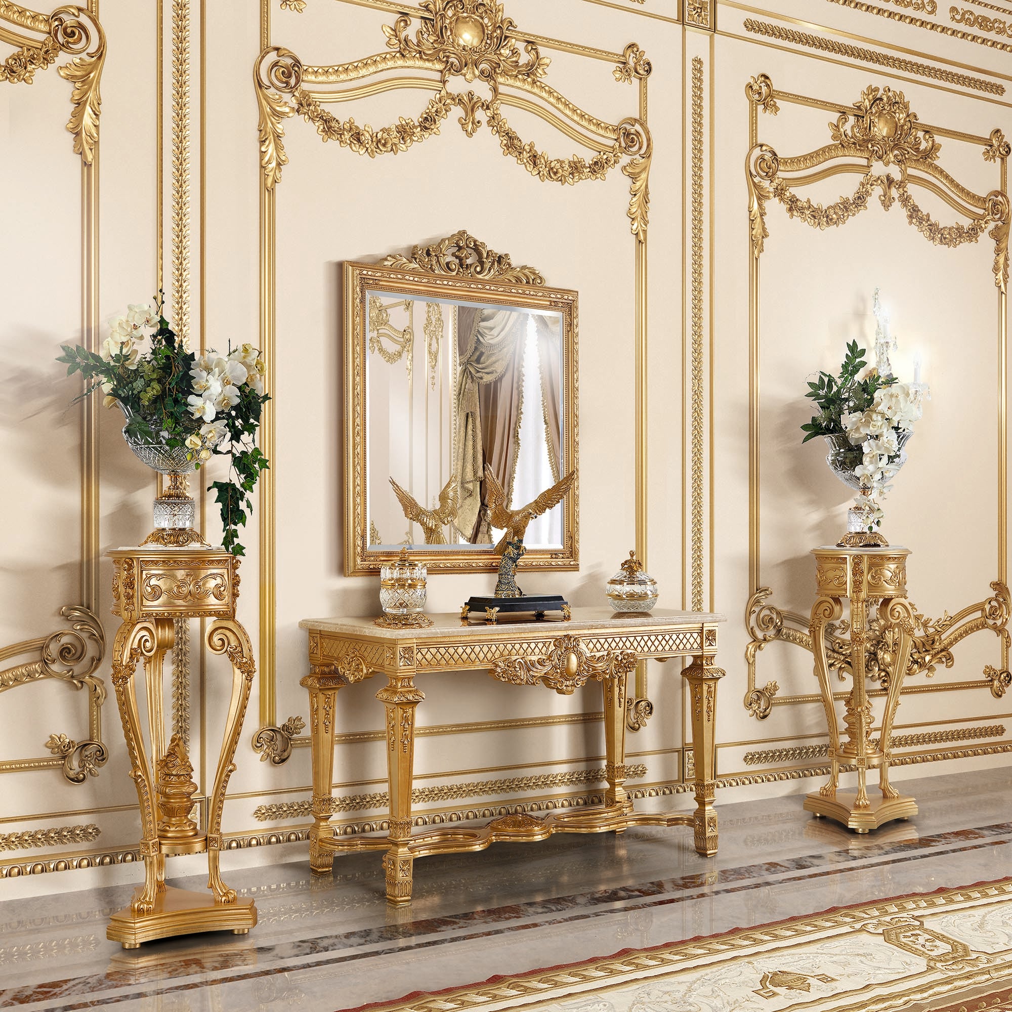 Creating Timeless Interiors with 24k Gold Leaf Décor