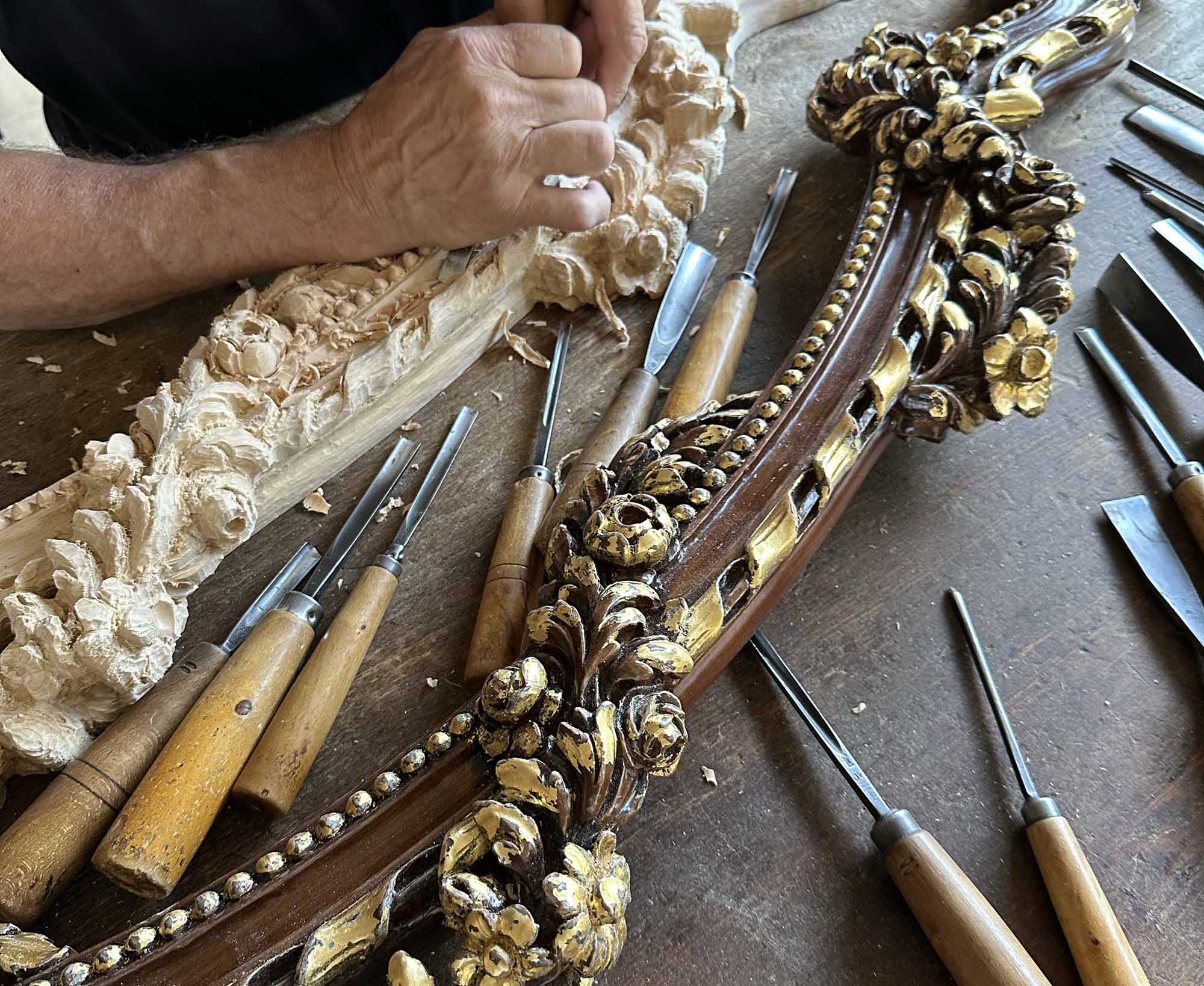 Timeless Hand-Carved Baroque Furniture Elegance at Modenese Furniture