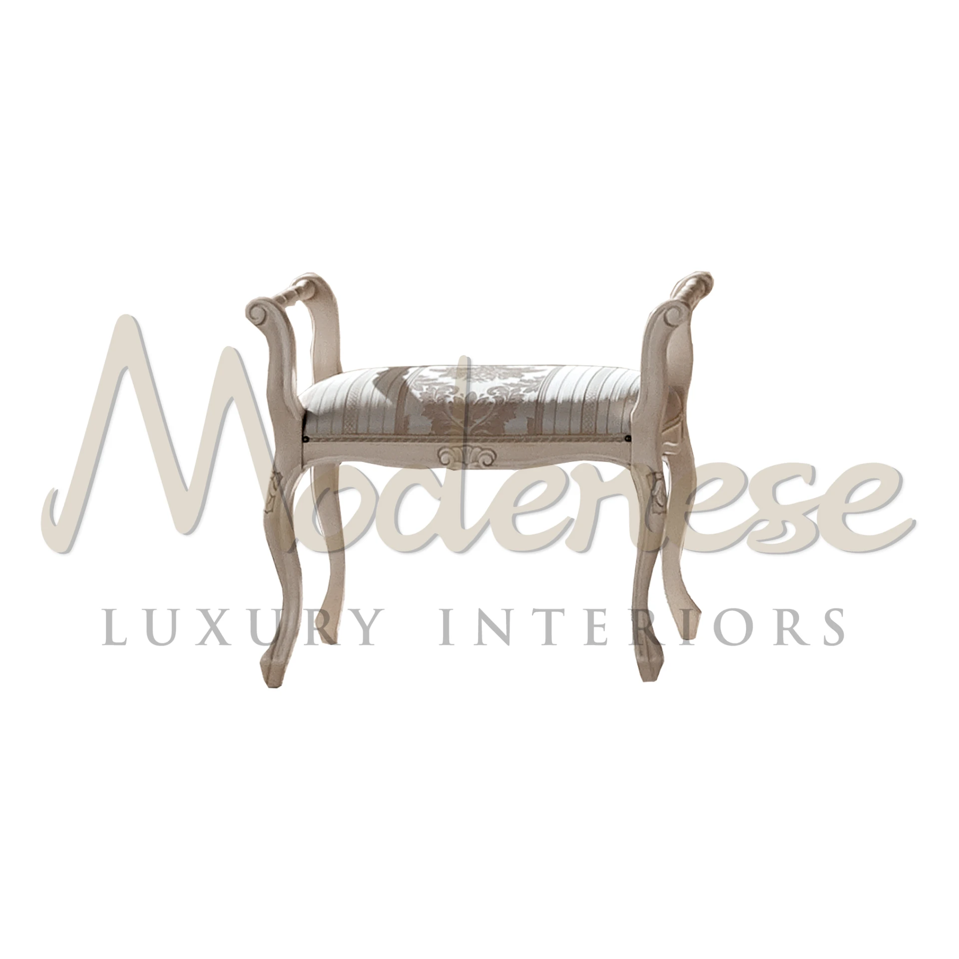 Modenese Interiors' Victorian Bedroom Bench: A Timeless Classic Bench.                                                                                     