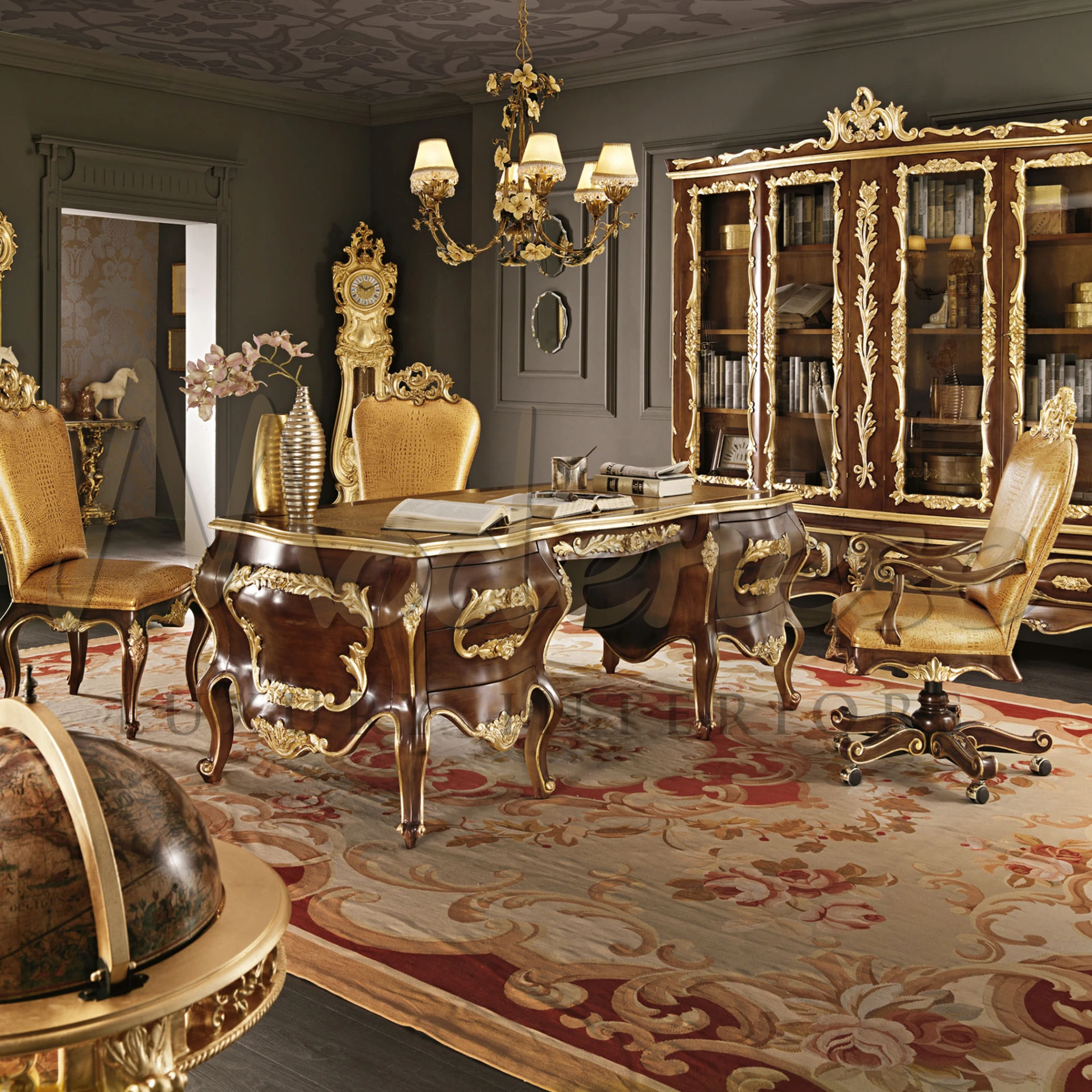 Classic Writing Desk  -  Luxury office Furniture & Lighting