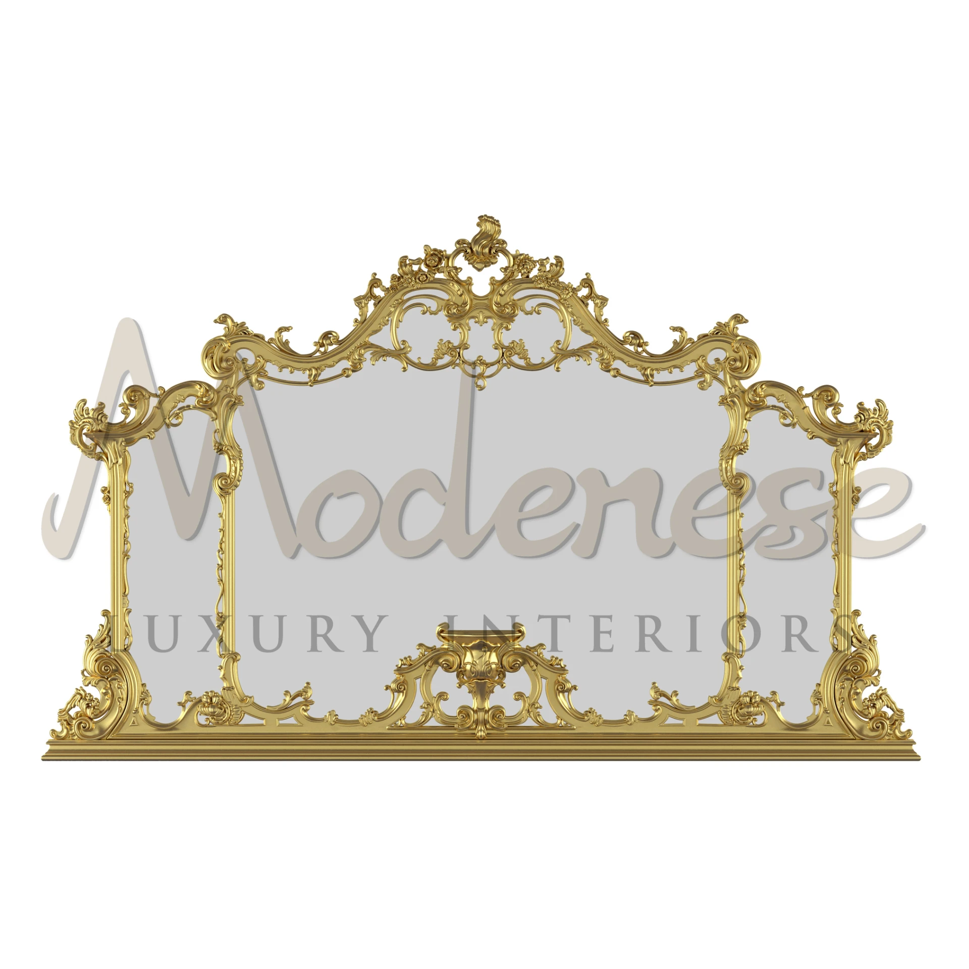 Gold Leaf Versailles Carved Mirror
