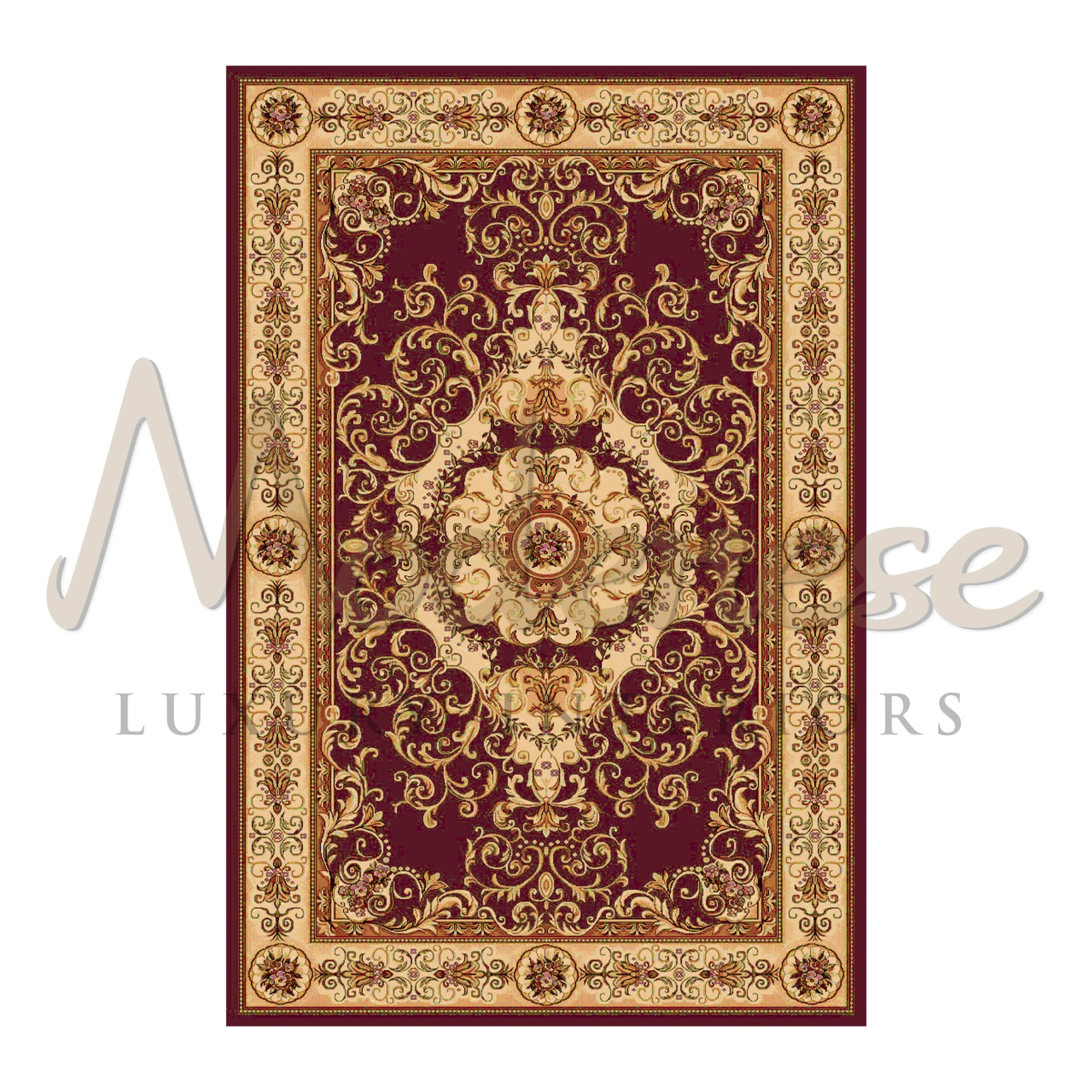 Red Splendor Hndtufted Iranian Rug in Italya