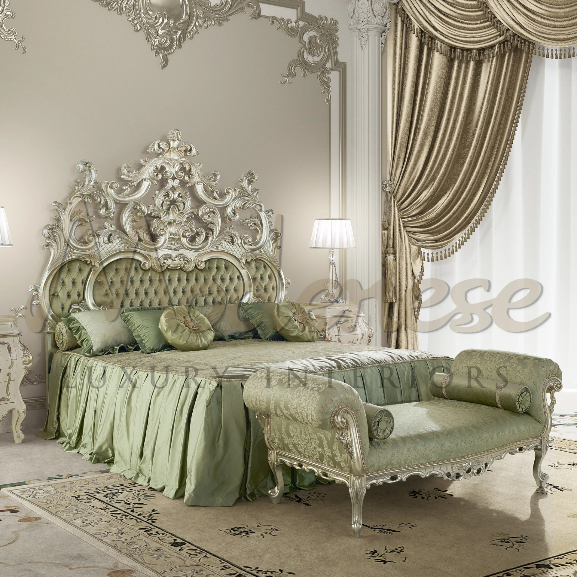 Green Customizeable Bedcover