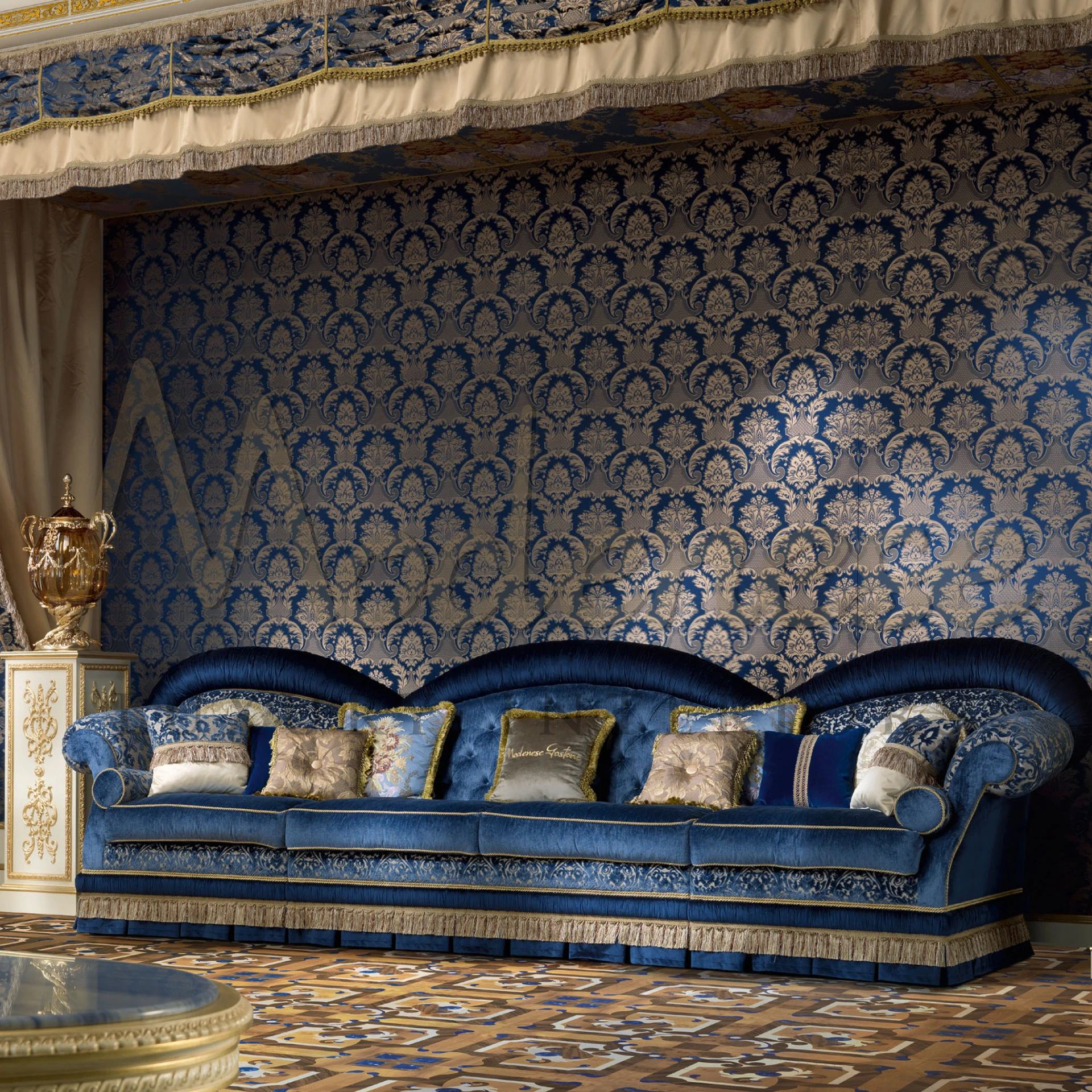 Transform your home into a sanctuary of luxury with our Four Seater Curved Grand Sofa. 