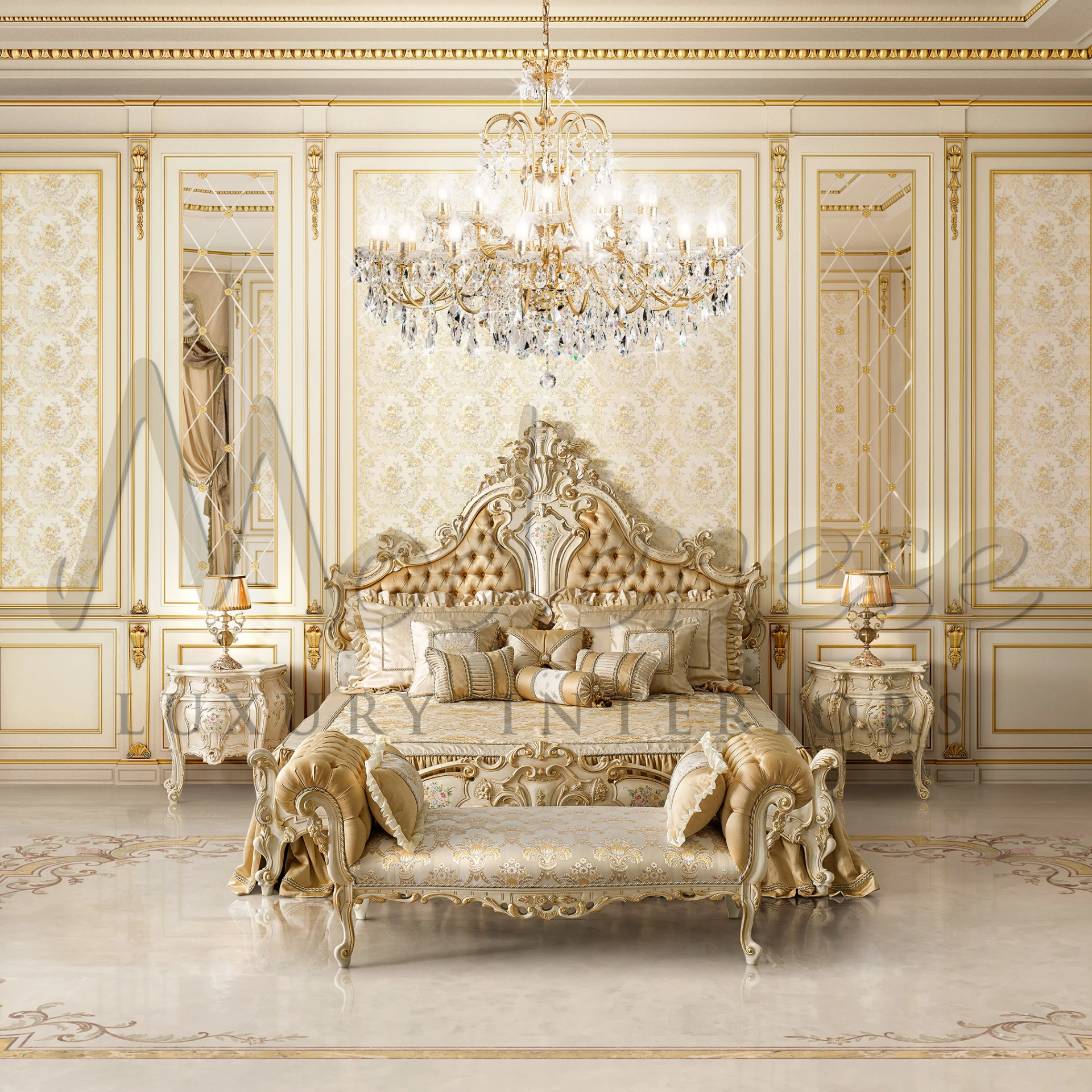 Indulge in luxury with our Victorian Double Bed, featuring ornate details and a sturdy frame for a regal sleep experience.