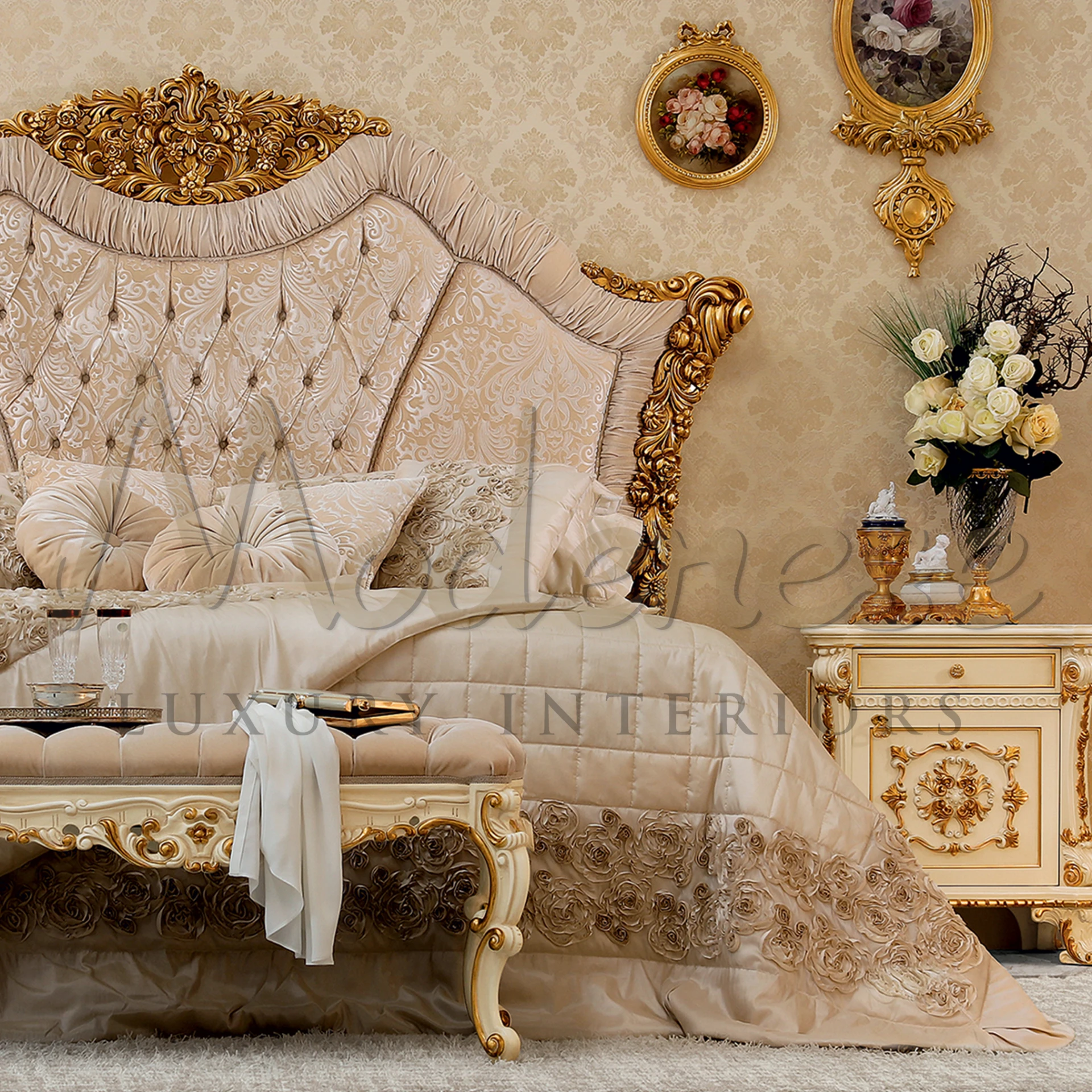 Unwind in lavish luxury with our Imperial Double Bed, designed for those who seek both style and serenity in their sleep space.