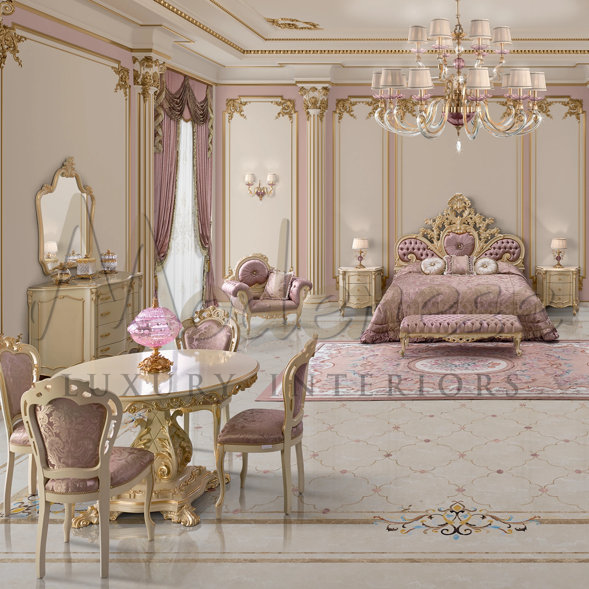 Discover your bedroom décor with our Elegant Pink Bed Bench. Featuring exquisite craftsmanship and a soft pink finish, it's the perfect blend of elegance and functionality.
