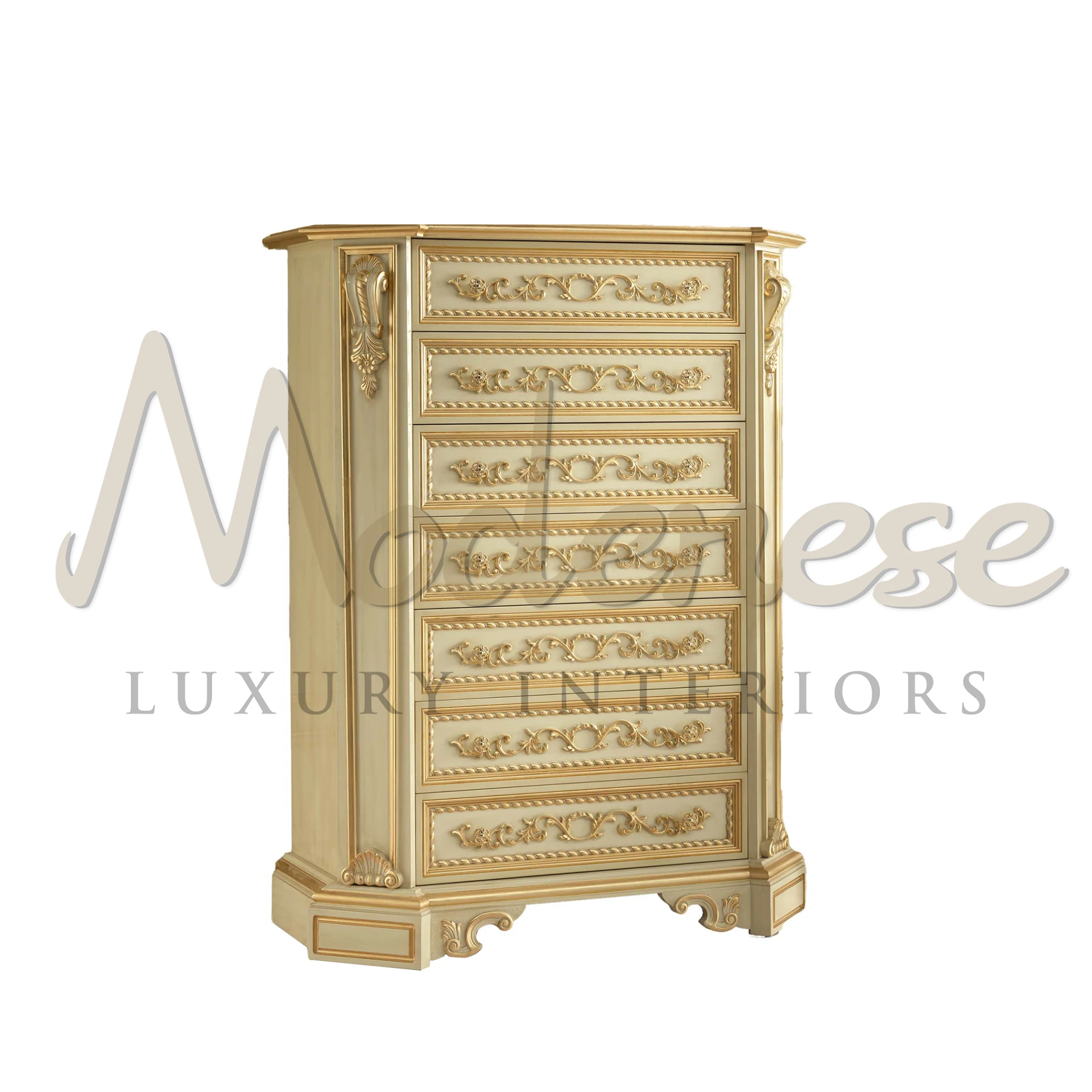 Organize in style with our 7-Drawer Chest of Drawers, blending functionality with elegance. Perfect for decluttering any space.