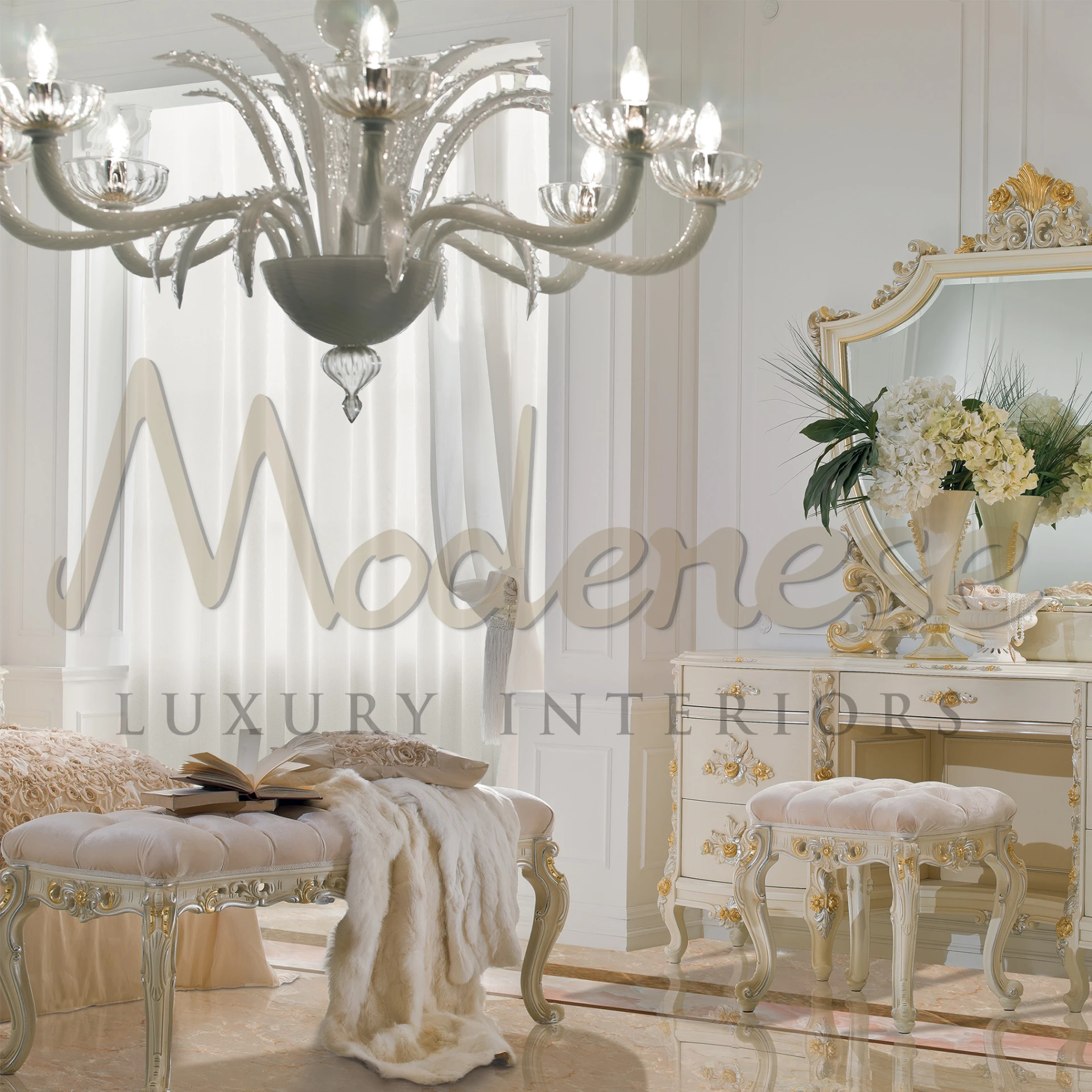 Transform your bedroom into a sanctuary with our Cream Bed Bench, designed with Italian flair for opulent relaxation.