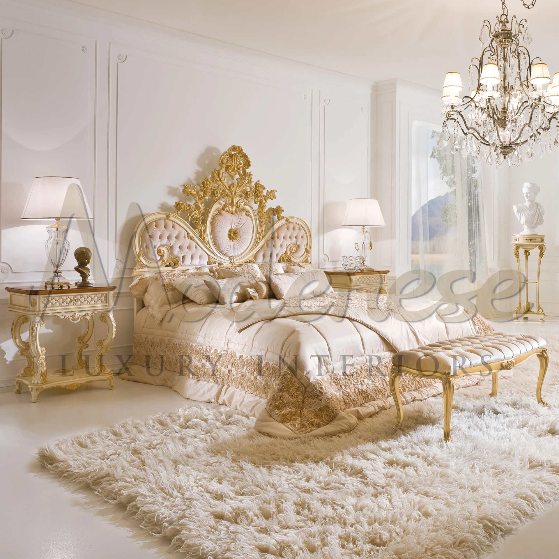 Discover your bedroom décor with our Beige Upholstered Bed Bench. Its plush cushioning and chic design make it a versatile accent piece.