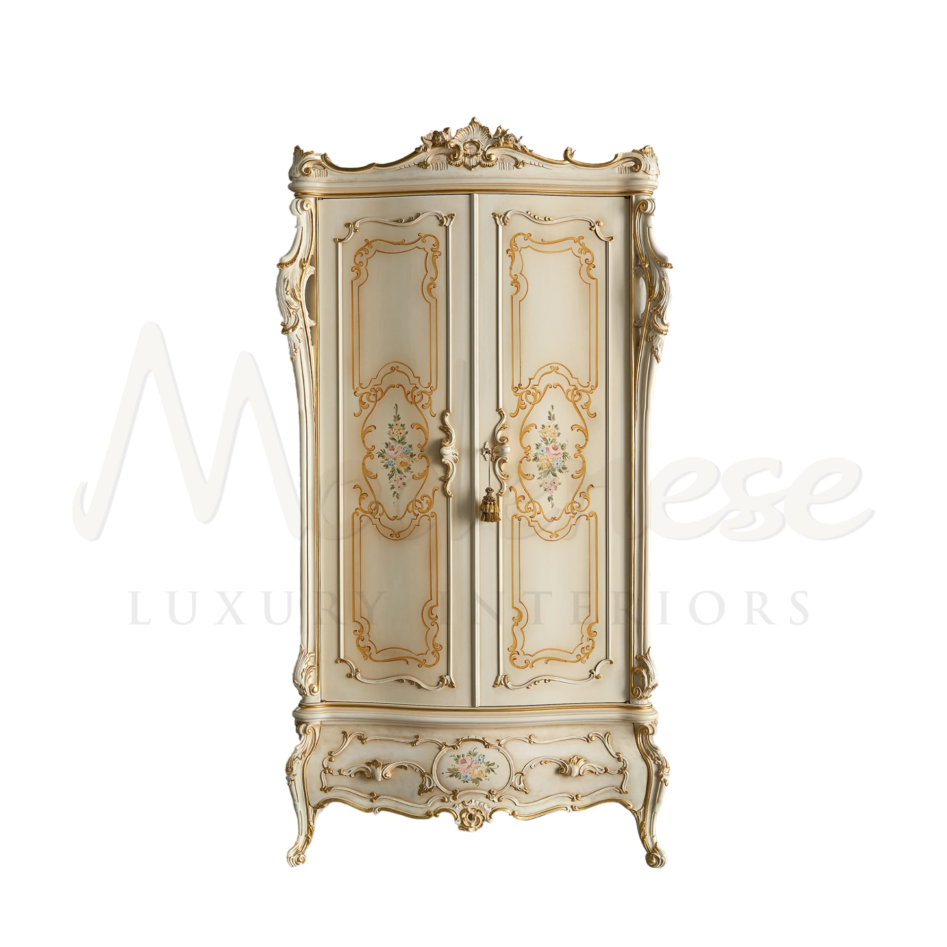 Explore your space with our exquisite Wardrobe featuring intricate handmade carvings, adding timeless elegance to your room.