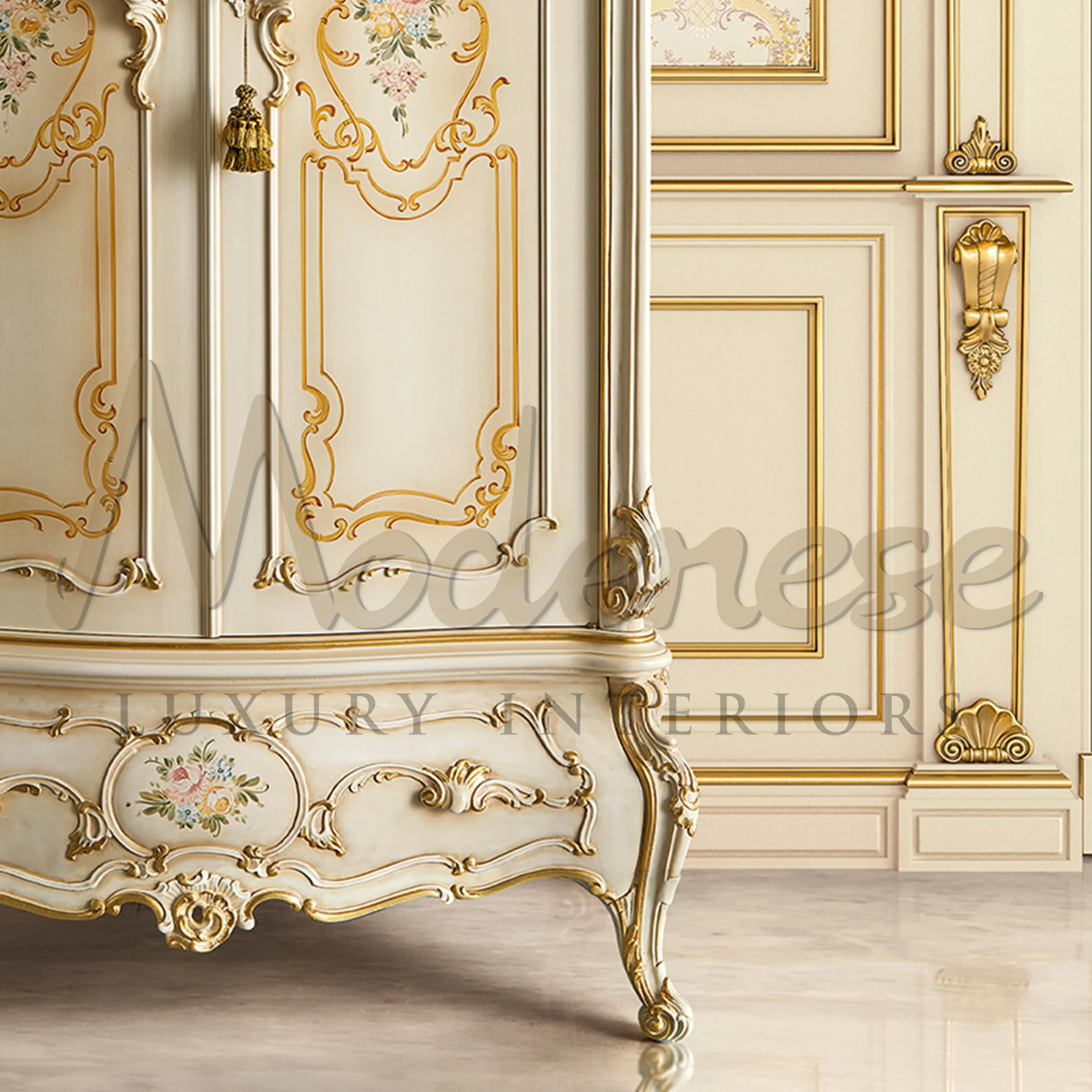 Indulge in sophistication with our Wardrobe adorned with intricate handmade carvings, a symbol of refined taste and style.