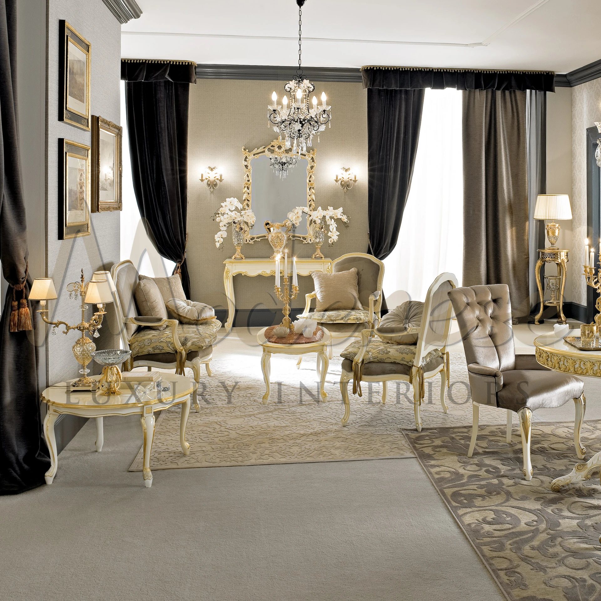 Indulge in luxurious comfort with our Classic Love Seat Grey Velvet Sofa. 