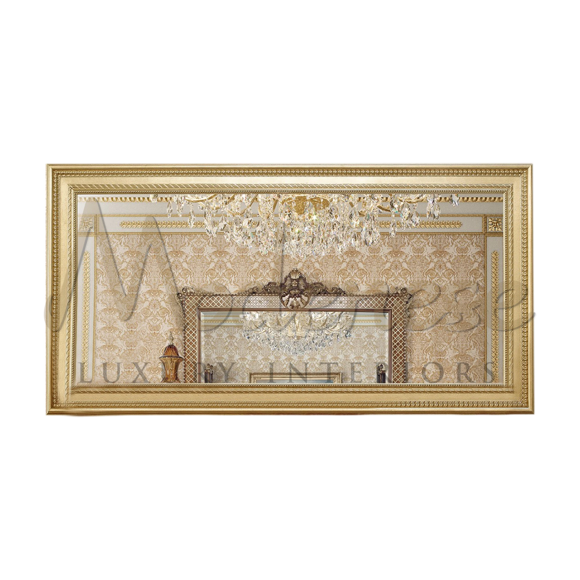 Bespoke Handmade Mirror, perfect for adding a touch of sleek elegance to any interior design, crafted to order in Italy.