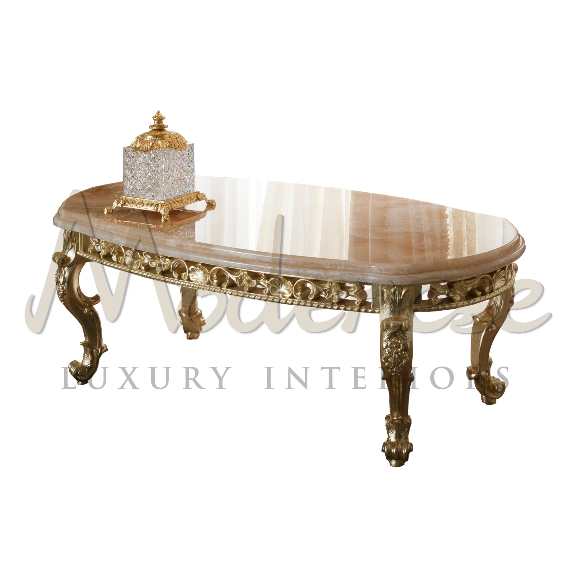 Embrace Nature's Charm: Honey Oval Coffee Table for Cozy Living