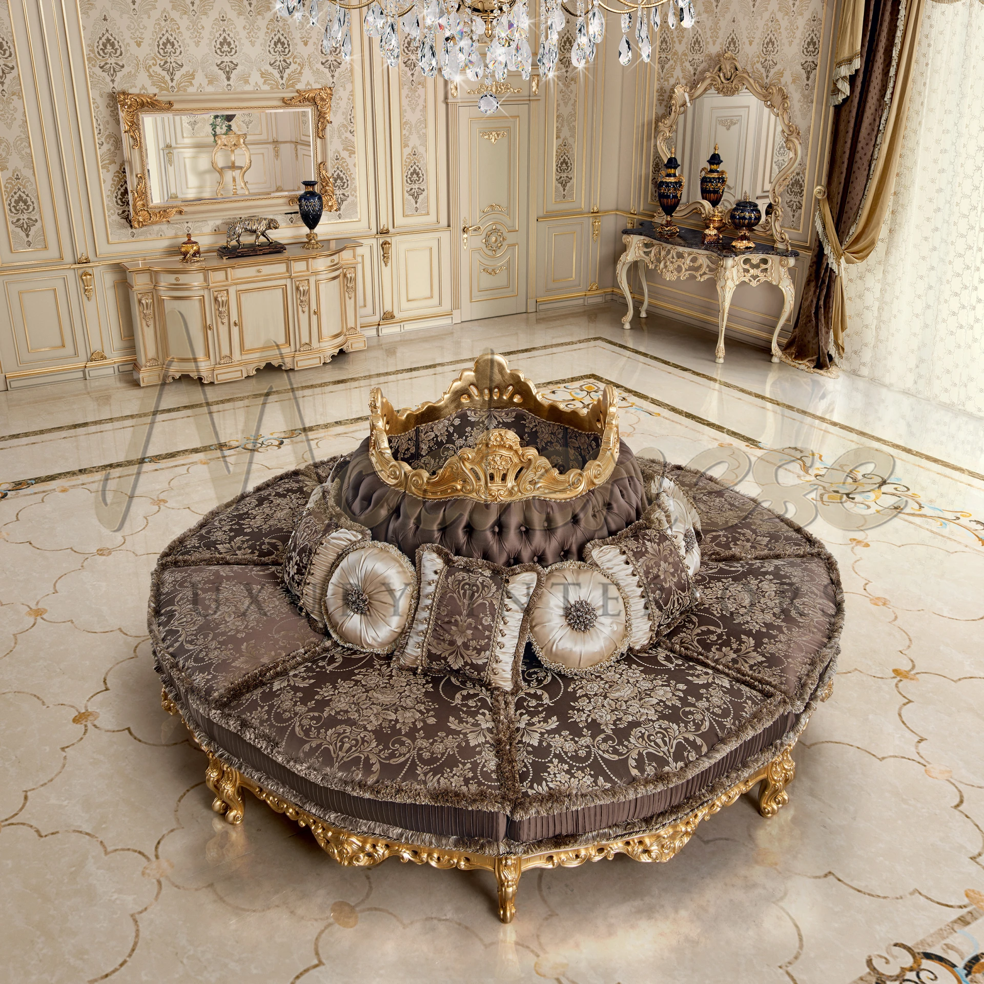Designer Pillow: A masterpiece of luxury cushions, offering unparalleled comfort and style, made with Italian finesse.
