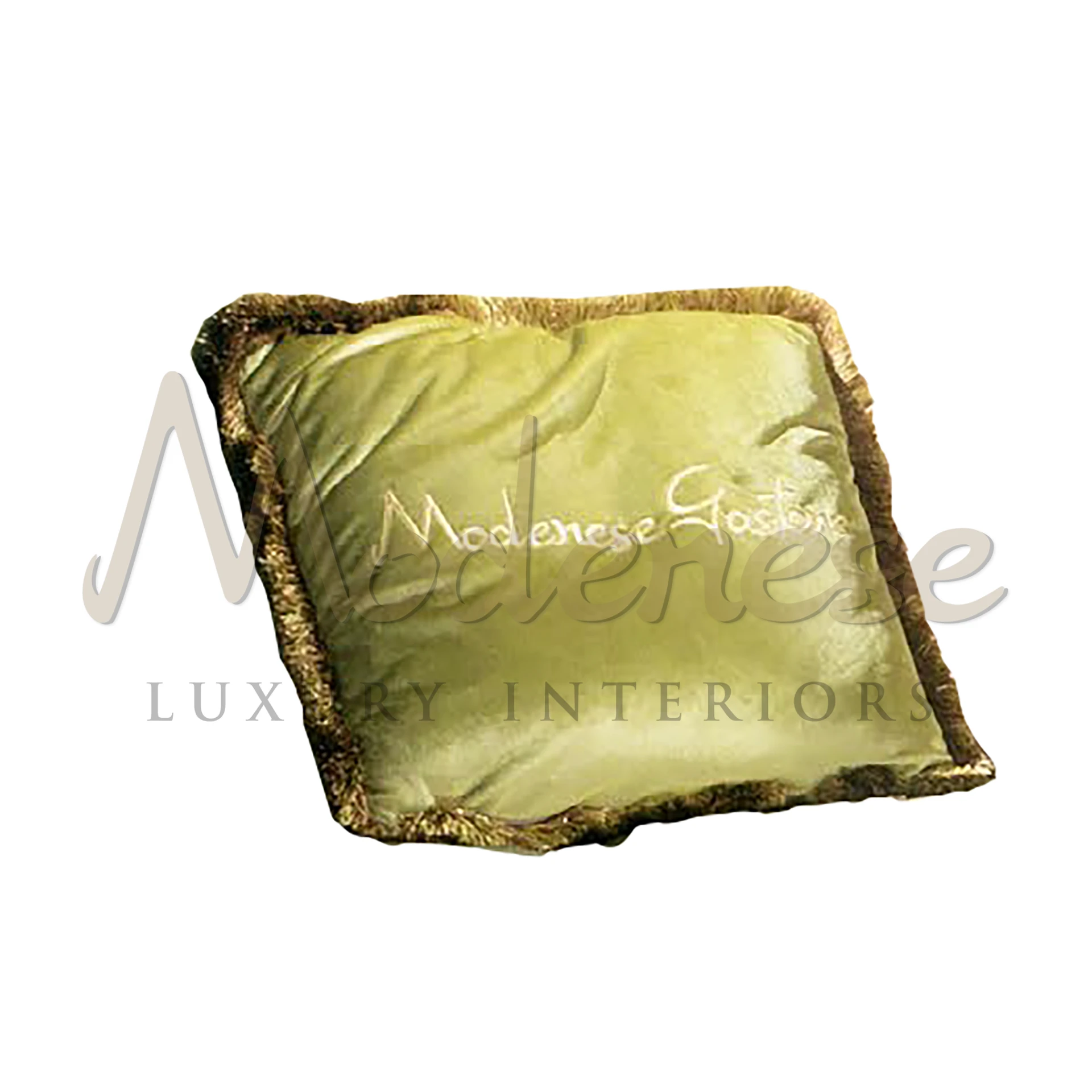 Green Pillow: Versatile and vibrant, perfect for adding a touch of nature and color to tropical, bohemian, or nature-inspired decor.