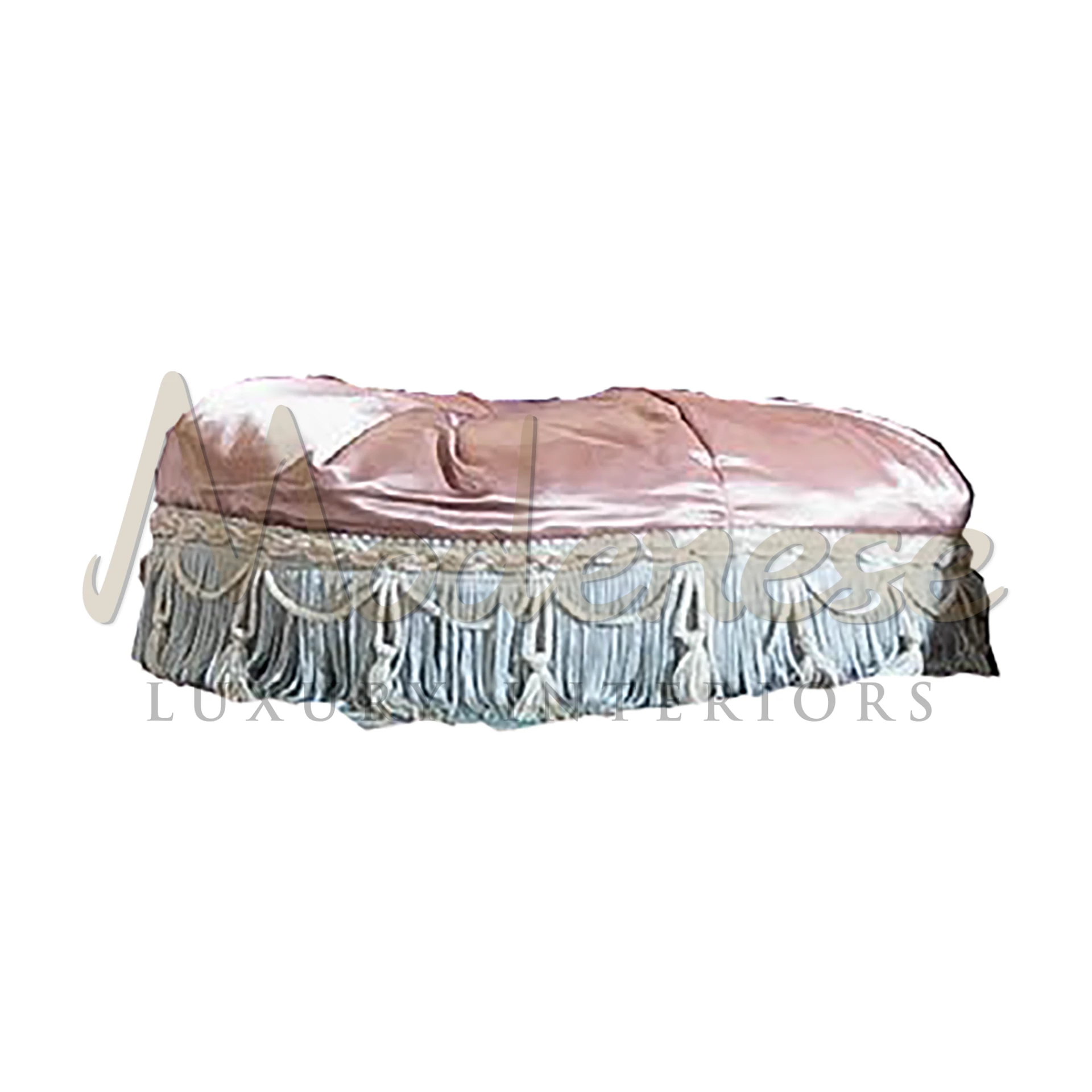 Classical Designer Pillow with intricate embroidery, showcasing the luxurious craftsmanship of Italian textiles.
