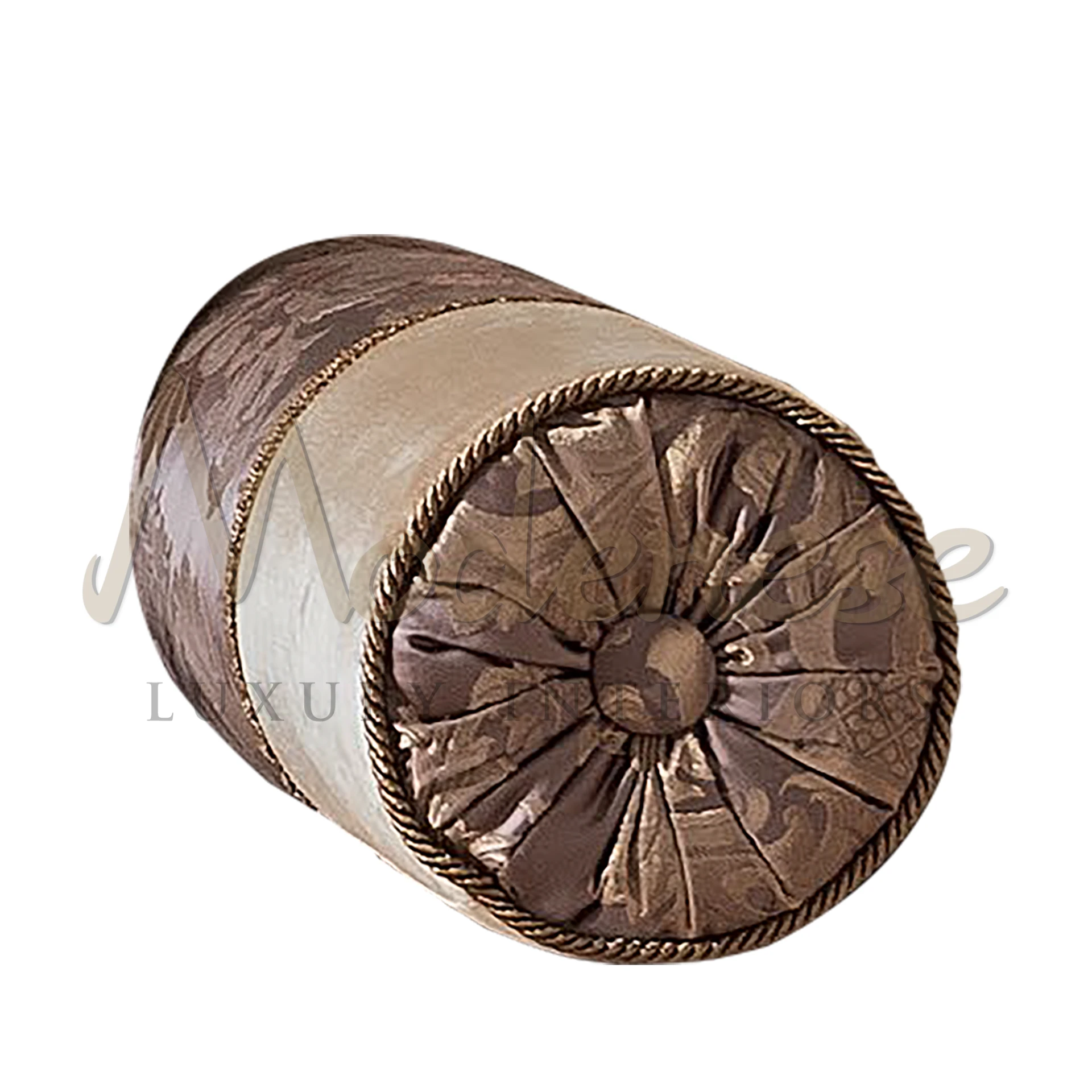 Baroque Stylish Pillow by Modenese, a masterpiece of elegance and luxury, featuring intricate design and Italian craftsmanship.