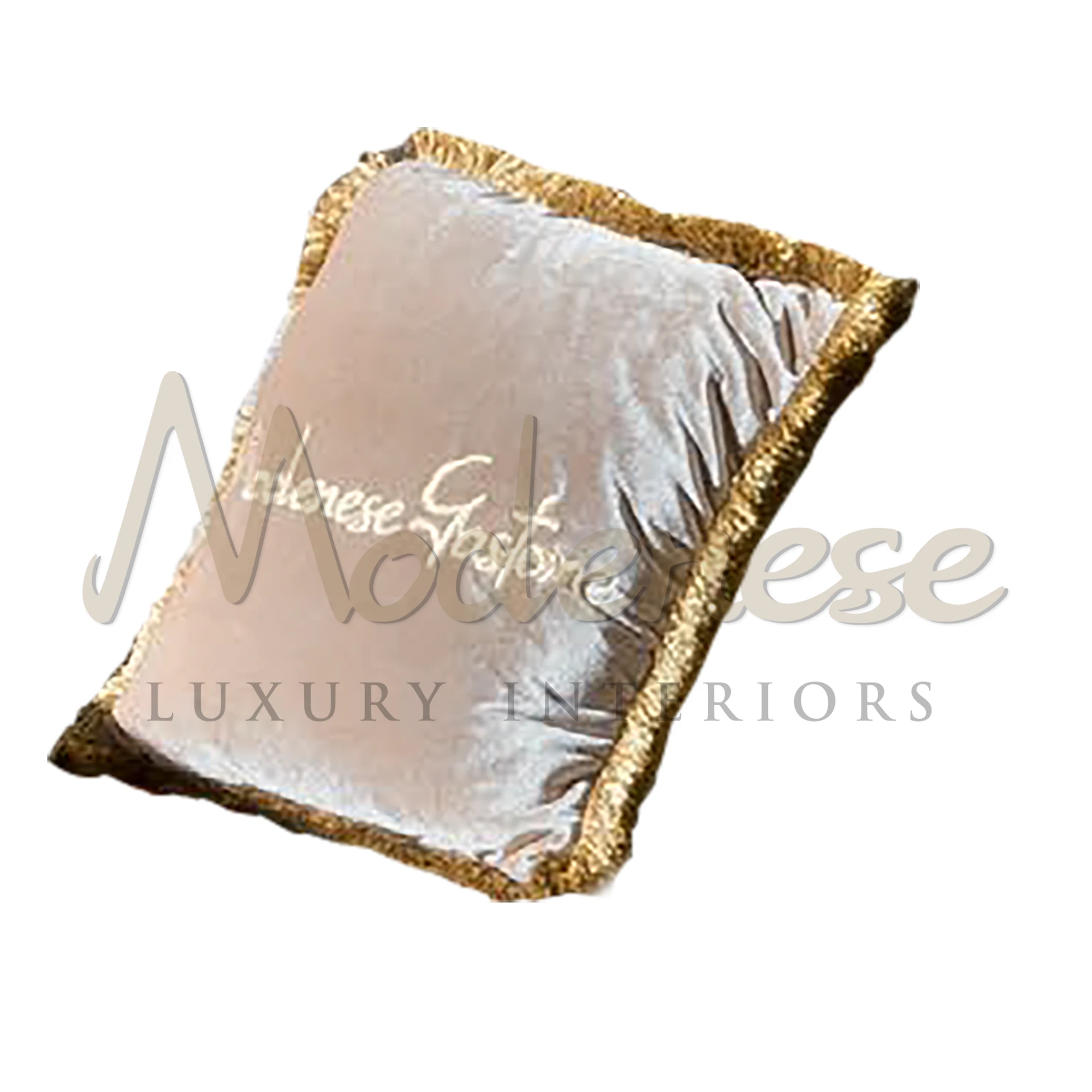 Modenese Furniture Designer Pillow: A blend of contemporary design and timeless elegance, crafted with Italian luxury.