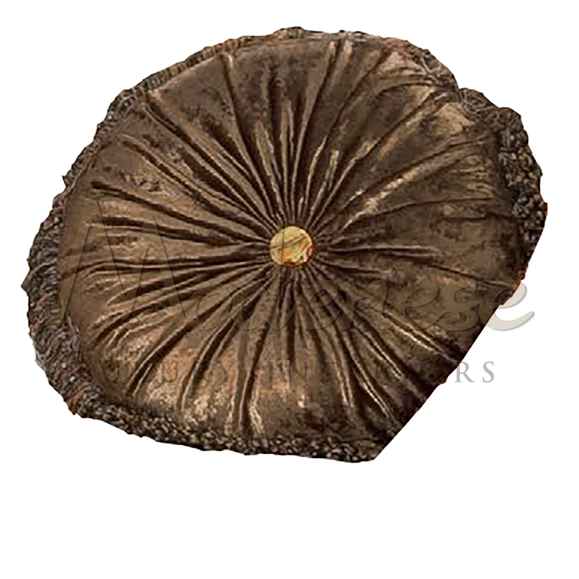 Classical Round Pillow: Ultimate comfort and durability with a luxurious feel, crafted from high-quality Italian textiles.