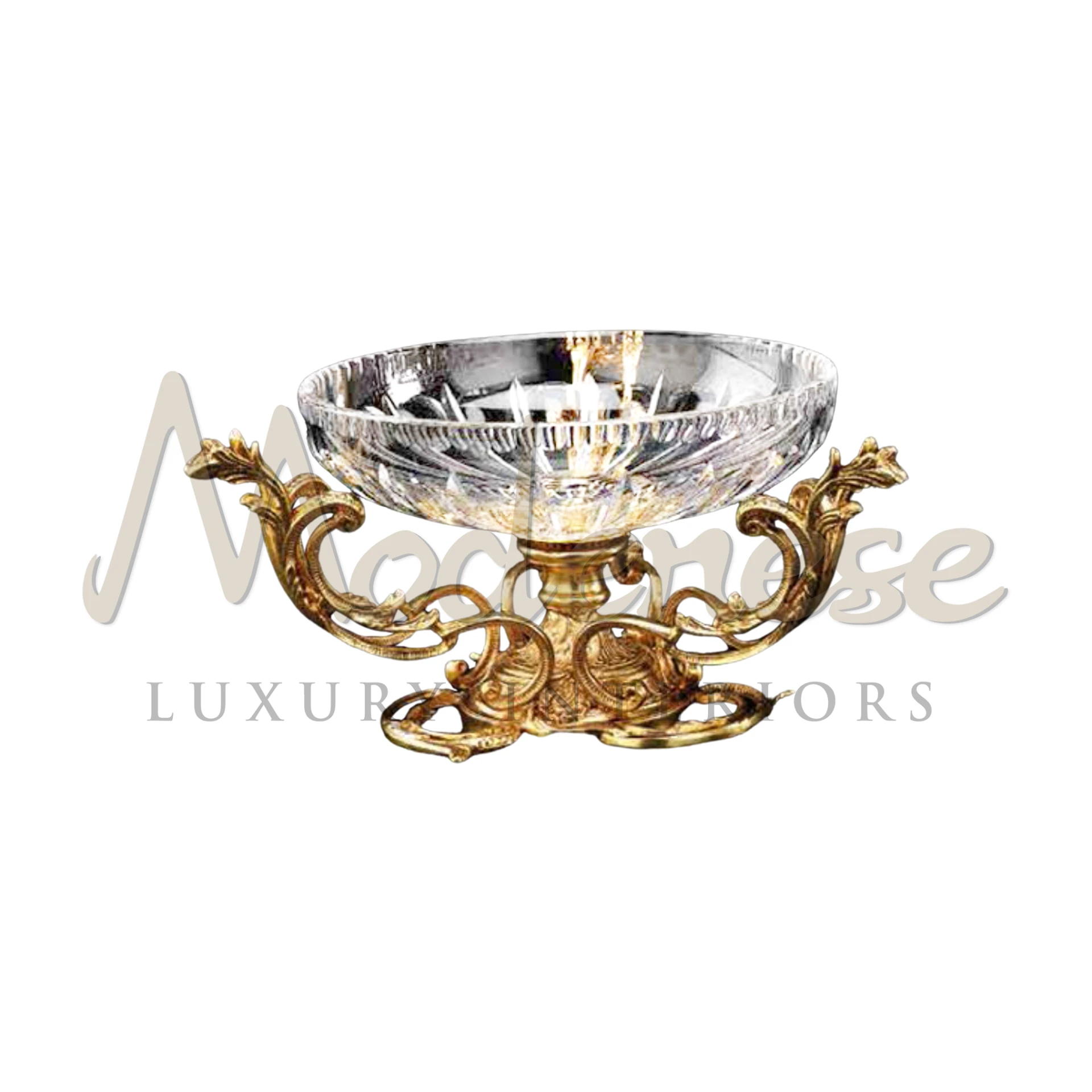 Exquisite Italian style vase in varied materials, adorned with scrolls and floral designs, enhanced by gold or silver accents.