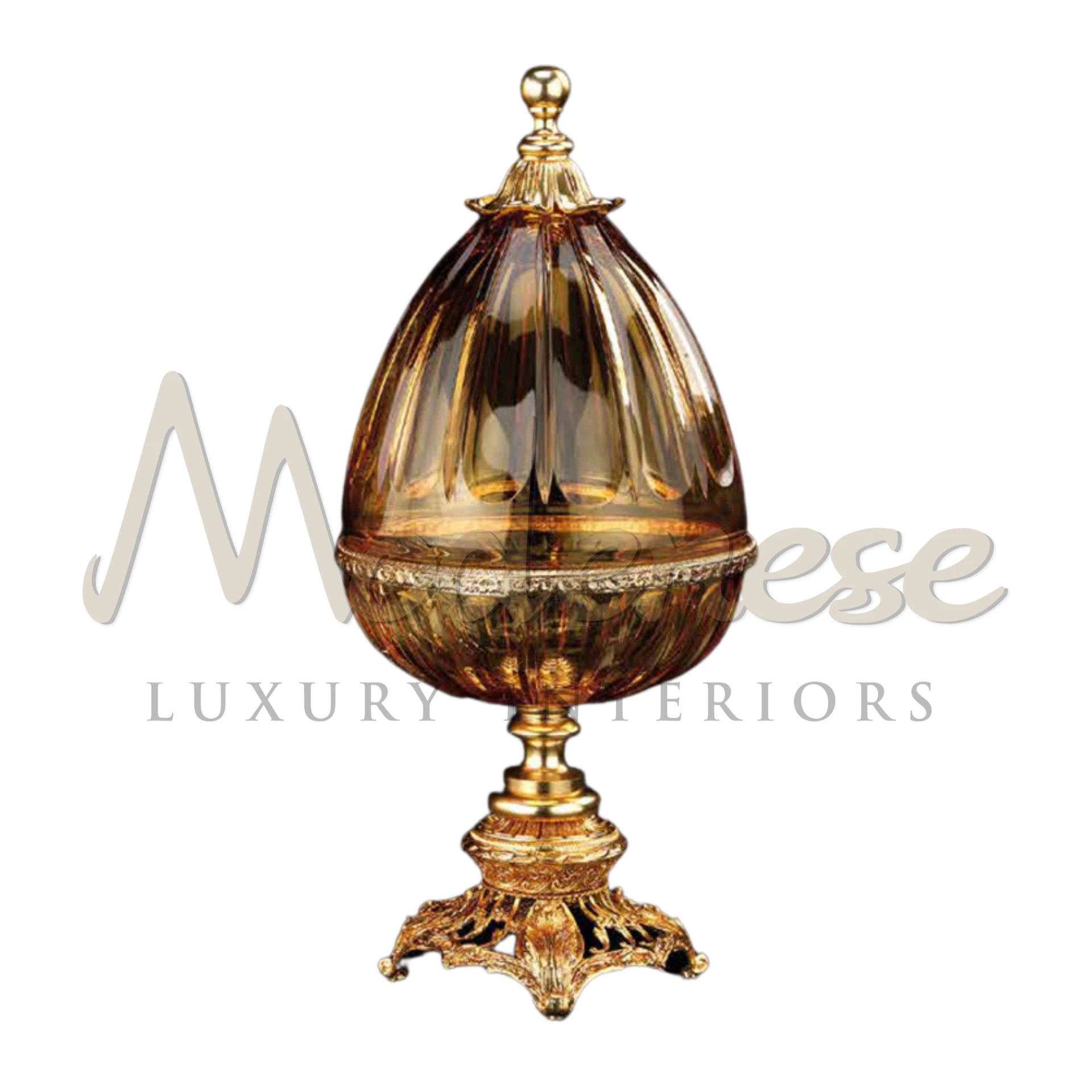 Elegant bowl-style shaped vase for luxury interior design, ideal for natural, large floral arrangements in classic and baroque settings.