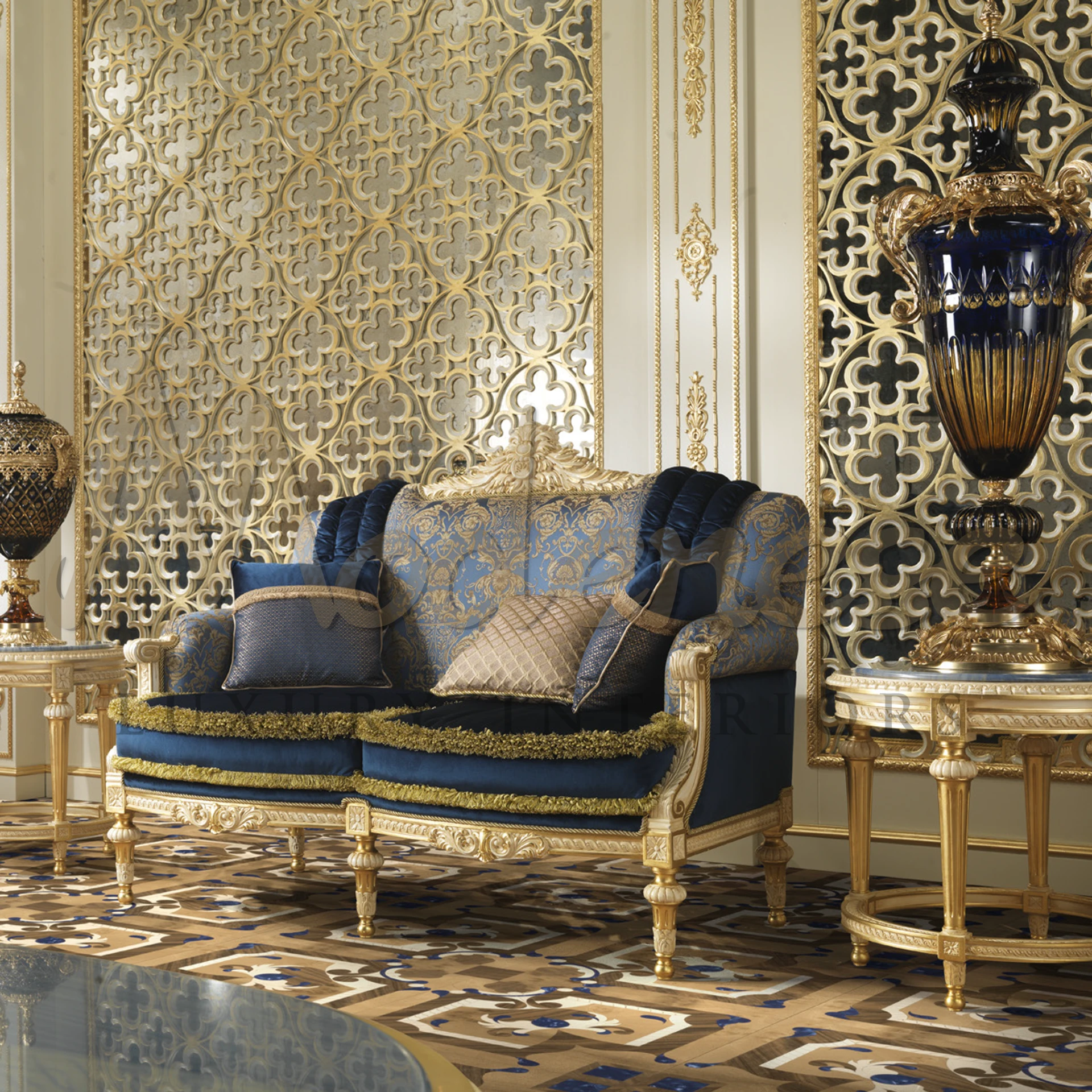 Graceful Classical Italian Amphora from Modenese, showcasing timeless elegance perfect for enhancing luxury interior designs.







