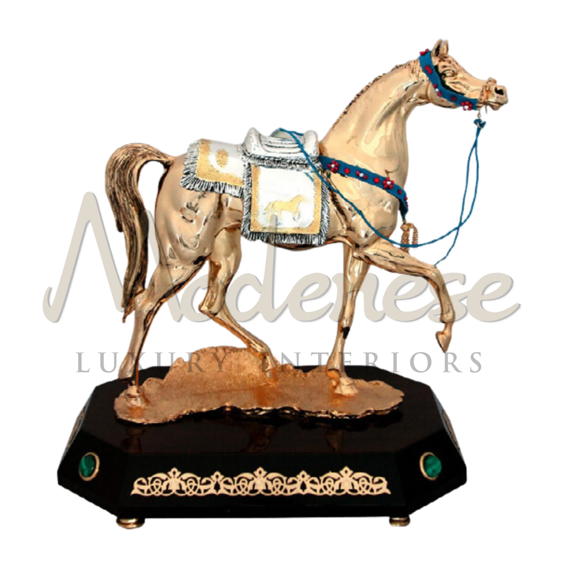 Royal Horse statuette, a symbol of elegance and freedom, with intricate design perfect for adding sophistication to luxury interior décor.
