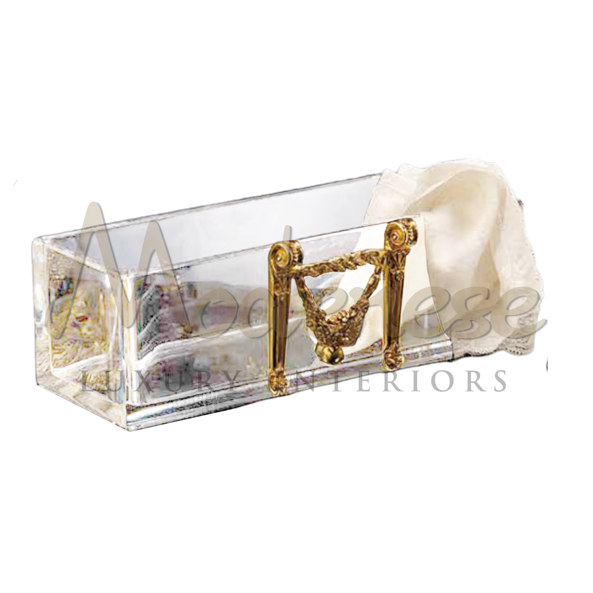 Chic Luxury Tissue Cover, perfect for adding sophistication while keeping tissues handy in any room.