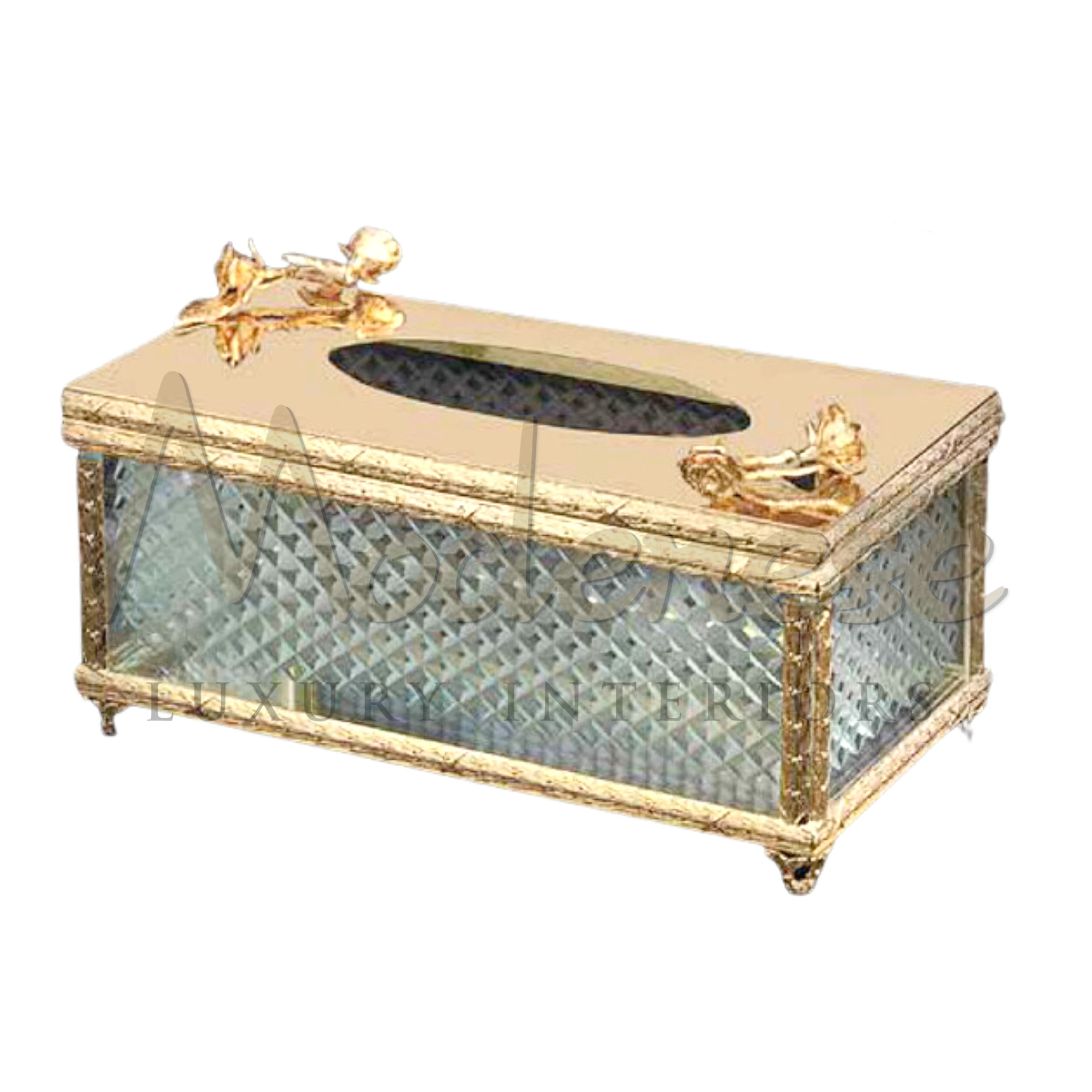 Designer Tissue Cover in various colors and patterns, crafted from luxurious materials, enhancing bathroom decor with style.