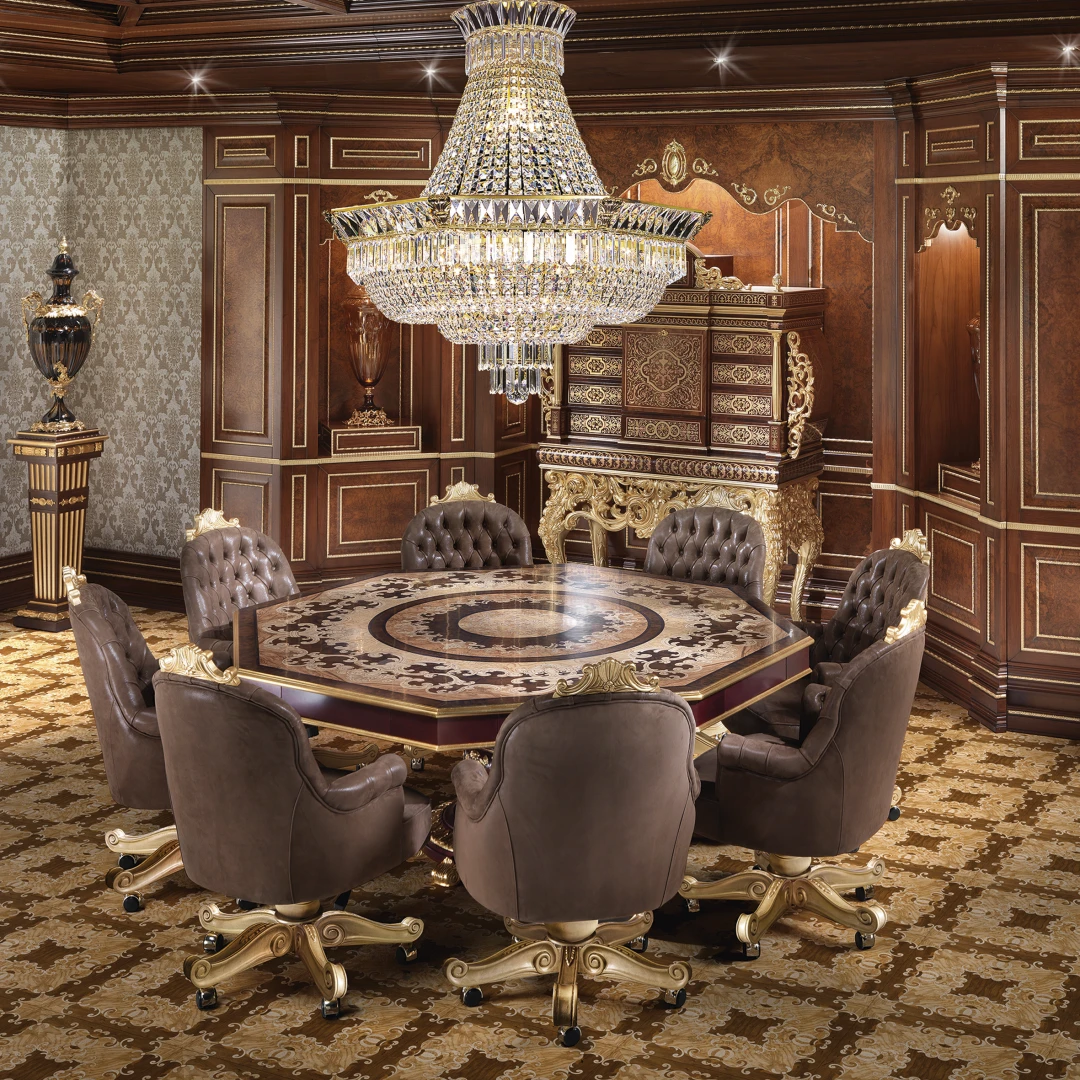 Foster collaboration and innovation with our meeting tables, designed to accommodate productive discussions and brainstorming sessions.