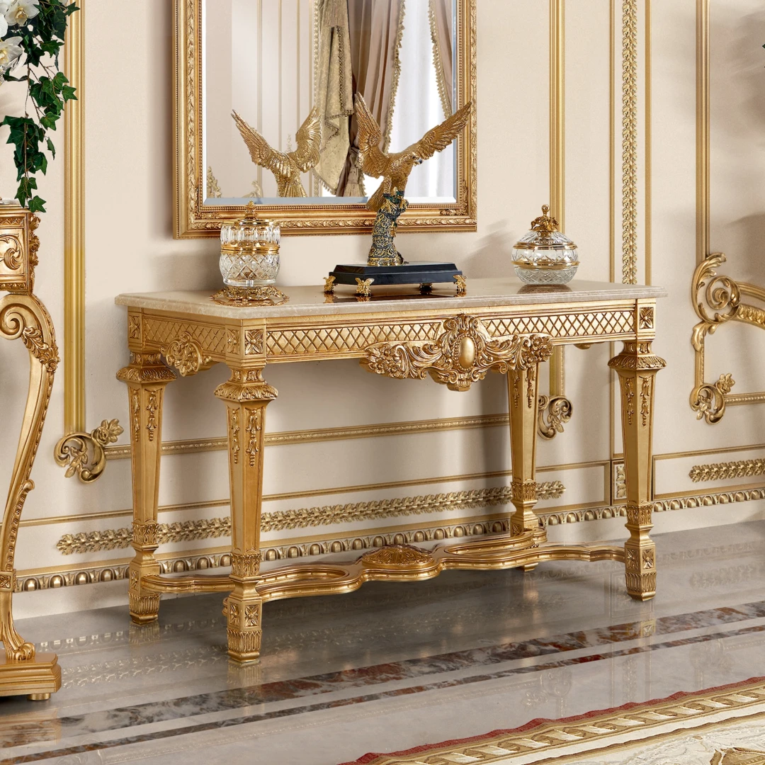 Design your entryway or living room with our stylish consoles, offering storage and display solutions with a touch of sophistication.