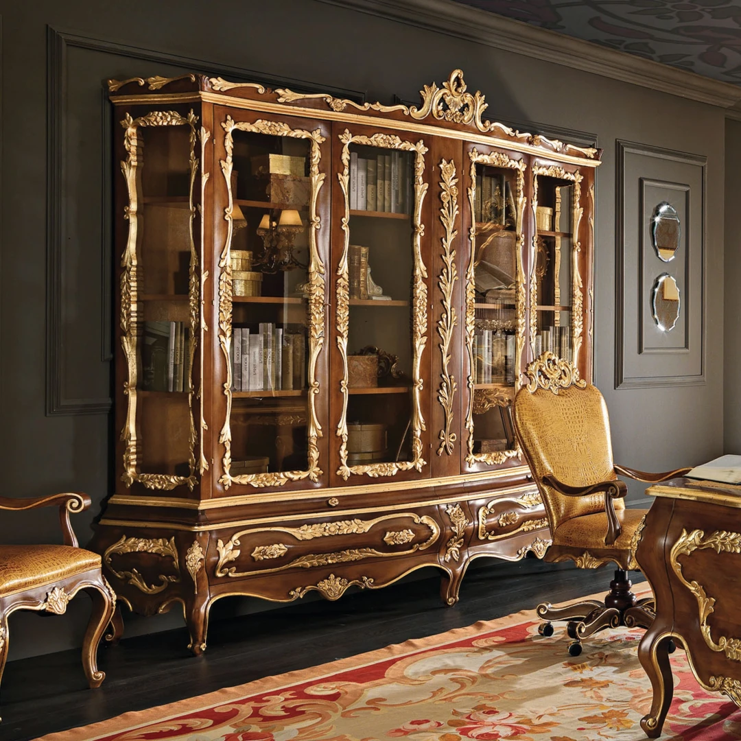 Organize your office space with our elegant bookcases, perfect for storing books, files, and decorative items.