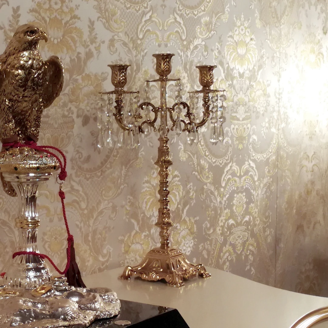 Create a warm and inviting ambiance with our luxurious candelabras, adding a touch of romance and sophistication to your home decor.