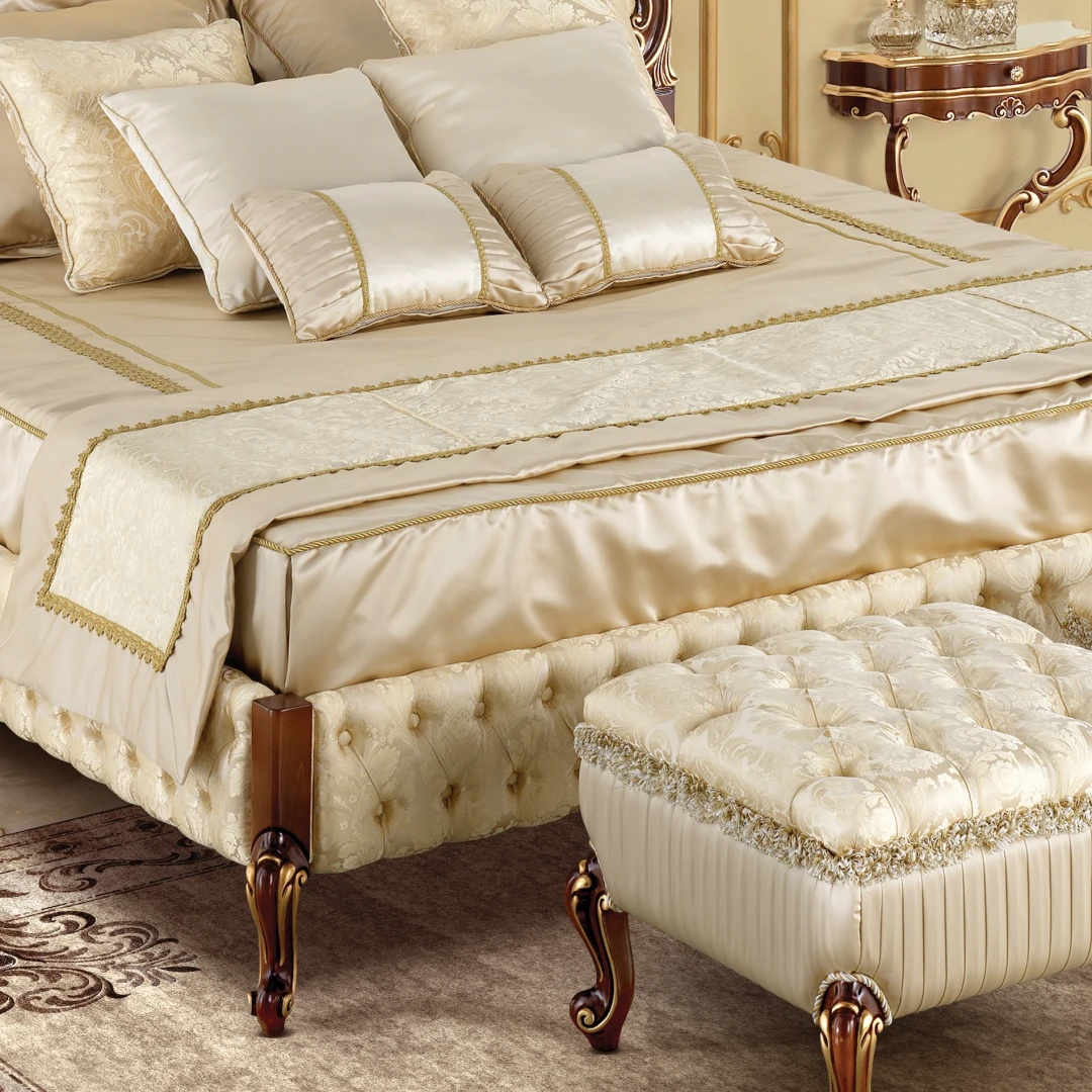 Elevate your bedroom decor with our luxurious bed covers, offering both comfort and style for a restful night's sleep.