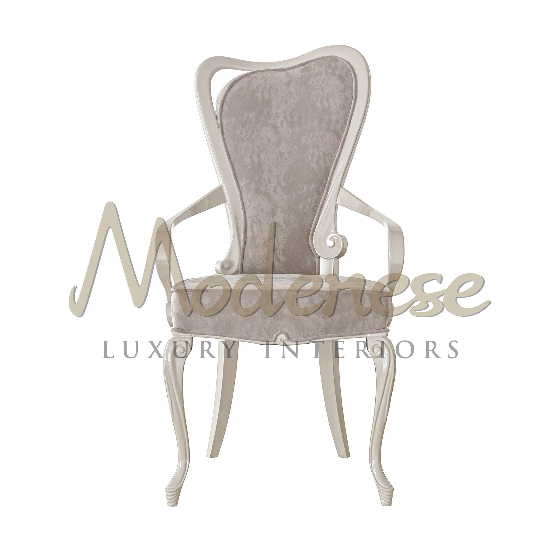 Heart armchair with heart-shaped backrest and plush cushions