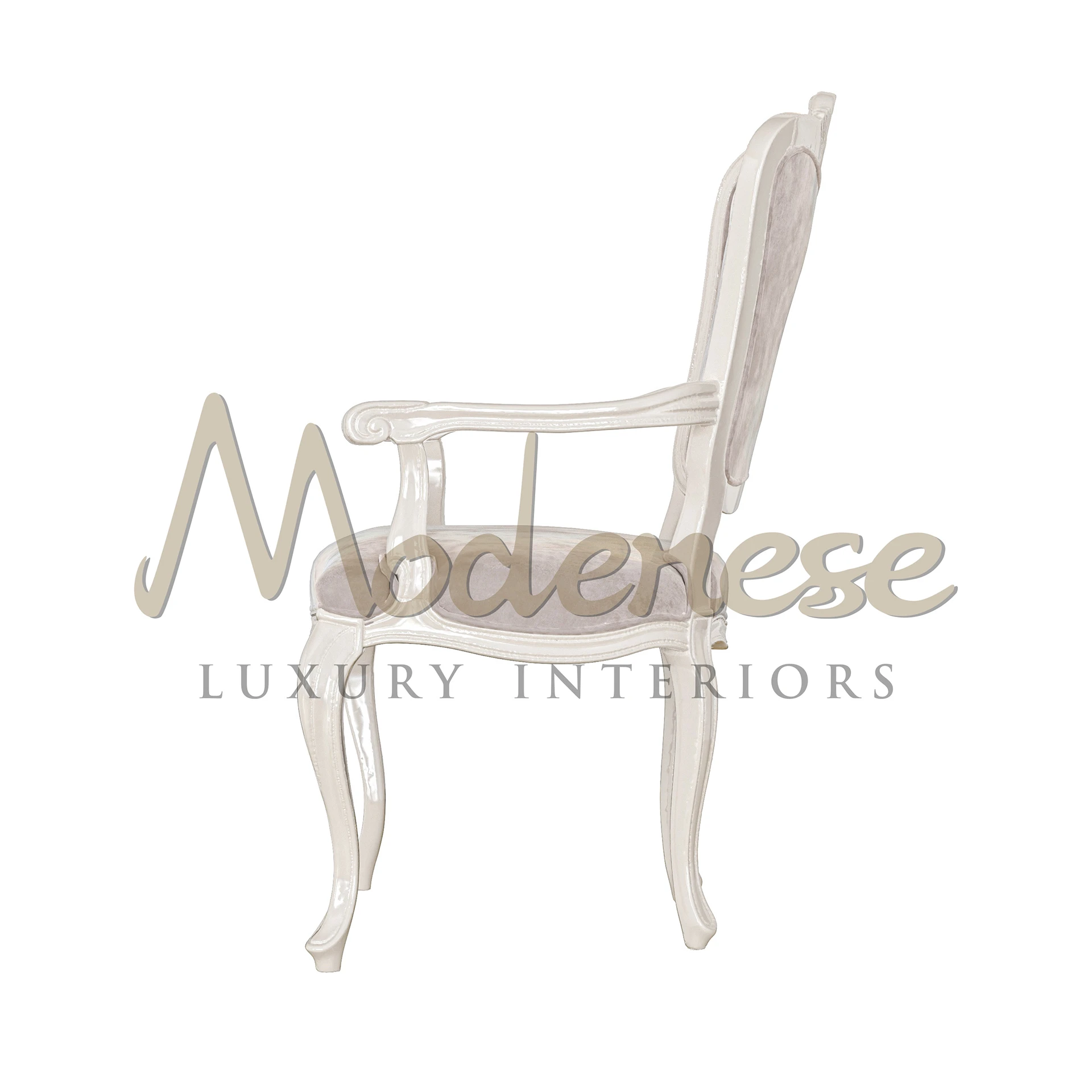 Chaise Noble avec accoudoirs