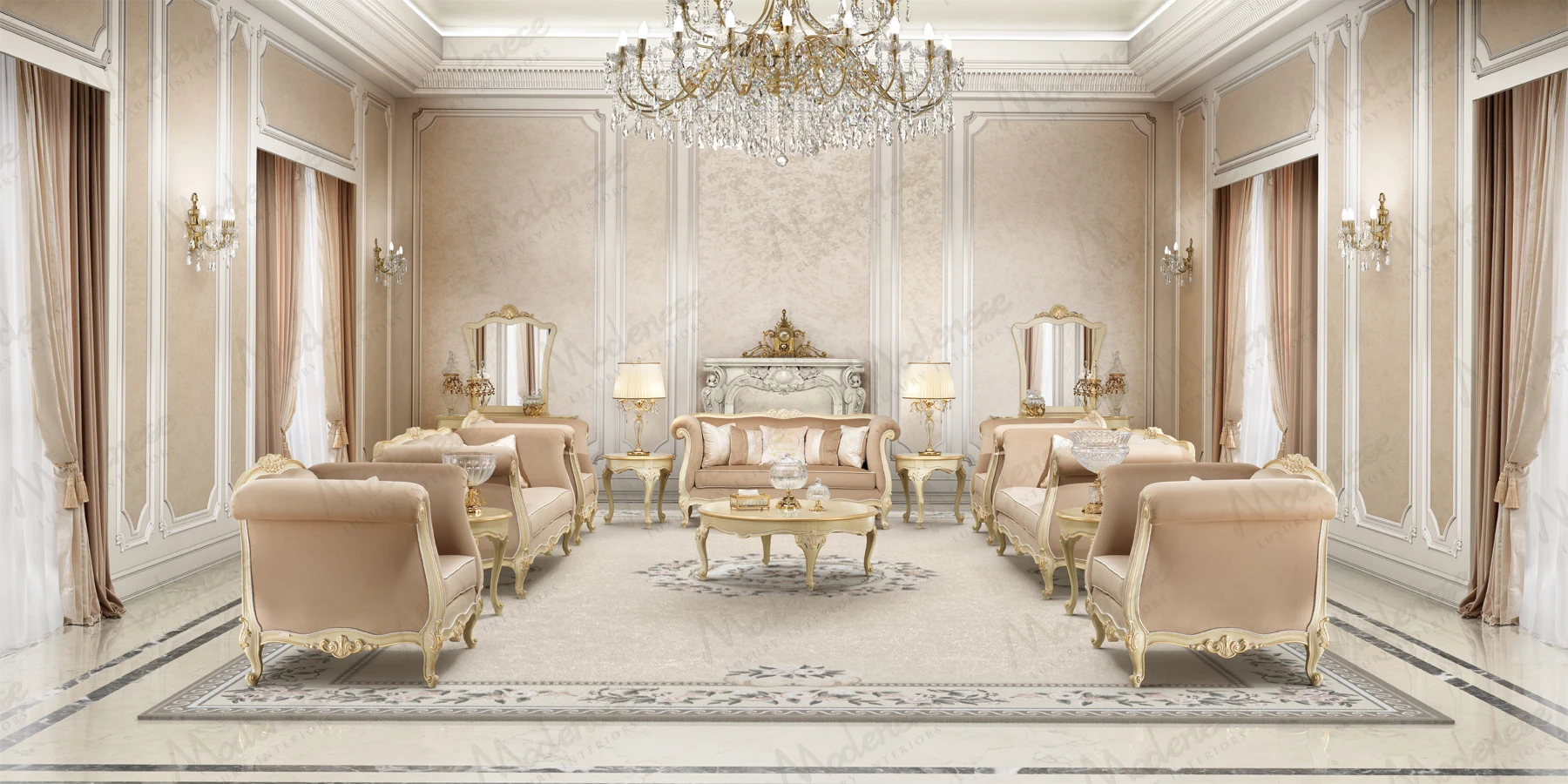 CLASSIC LIVING ROOM FURNITURE