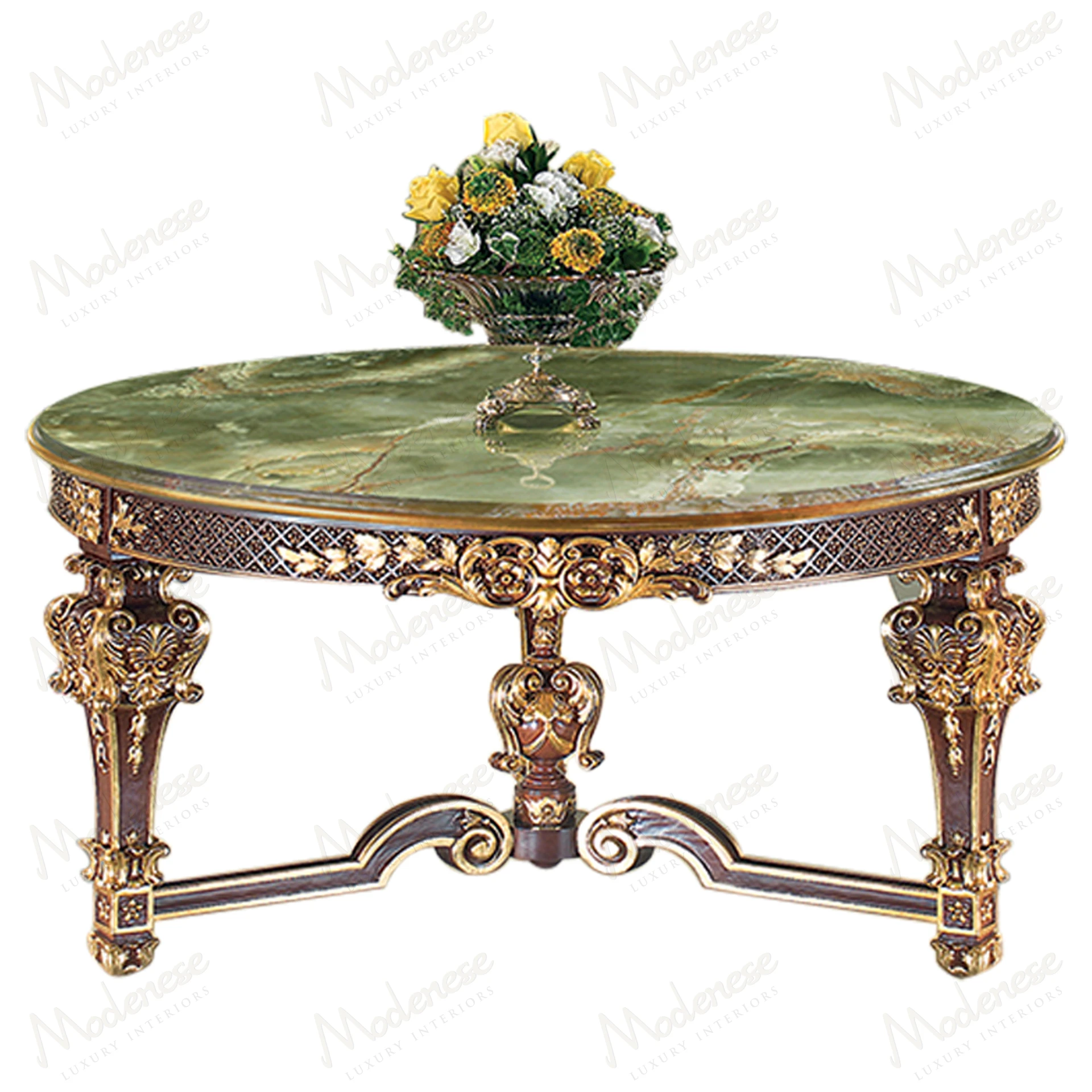 onyx top handcarved central table