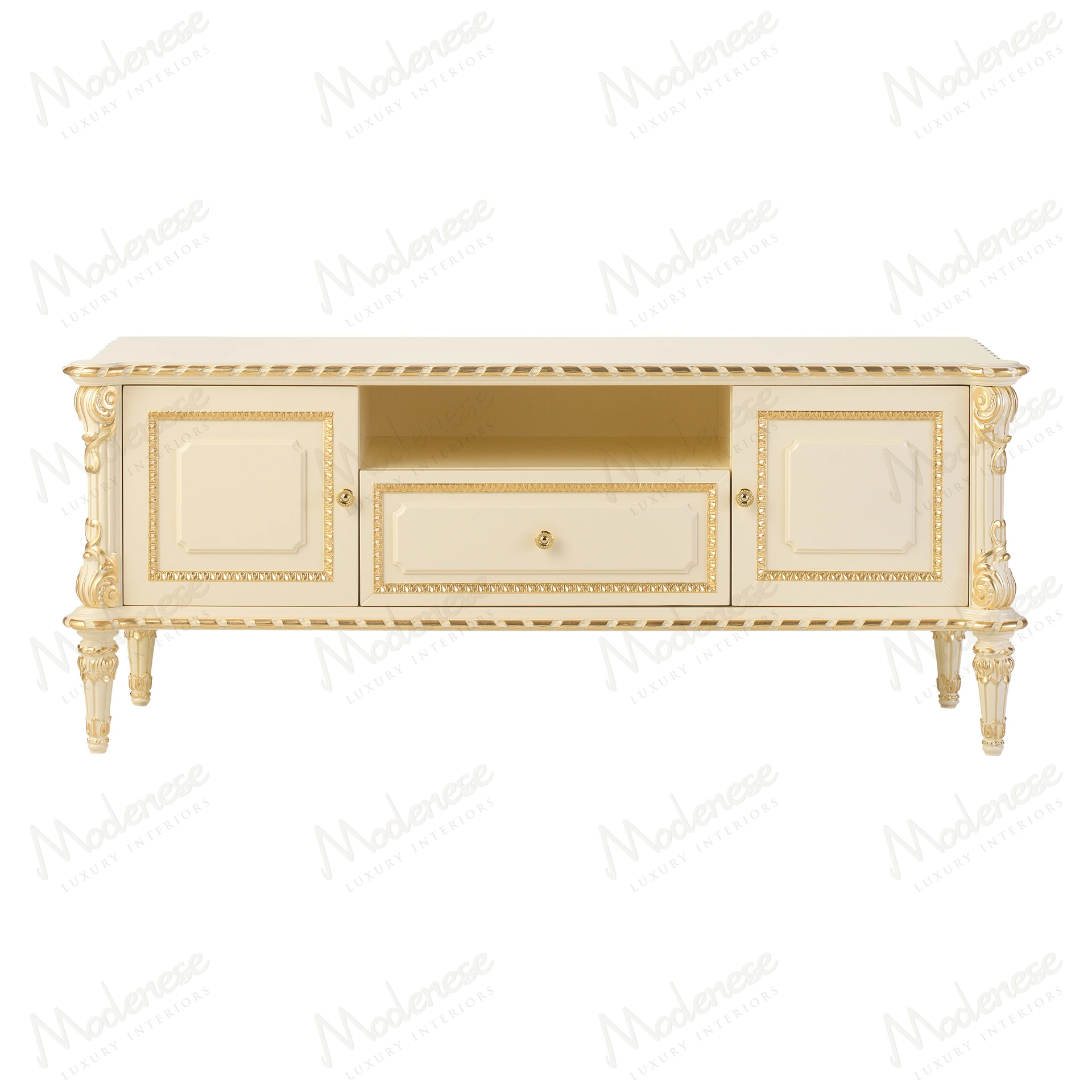 Golden Radiance TV Stand