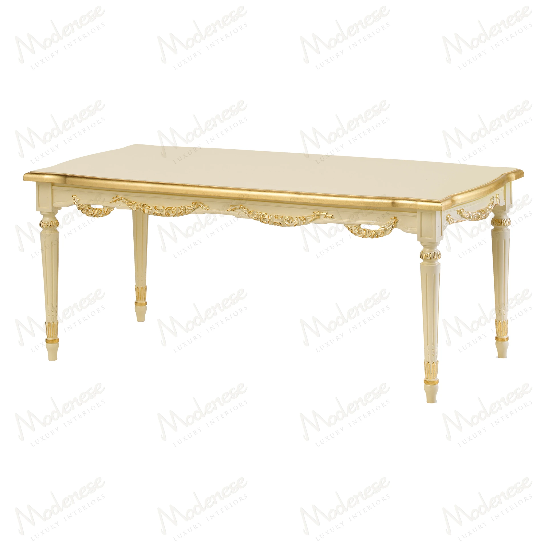 Golden Radiance Coffee Table