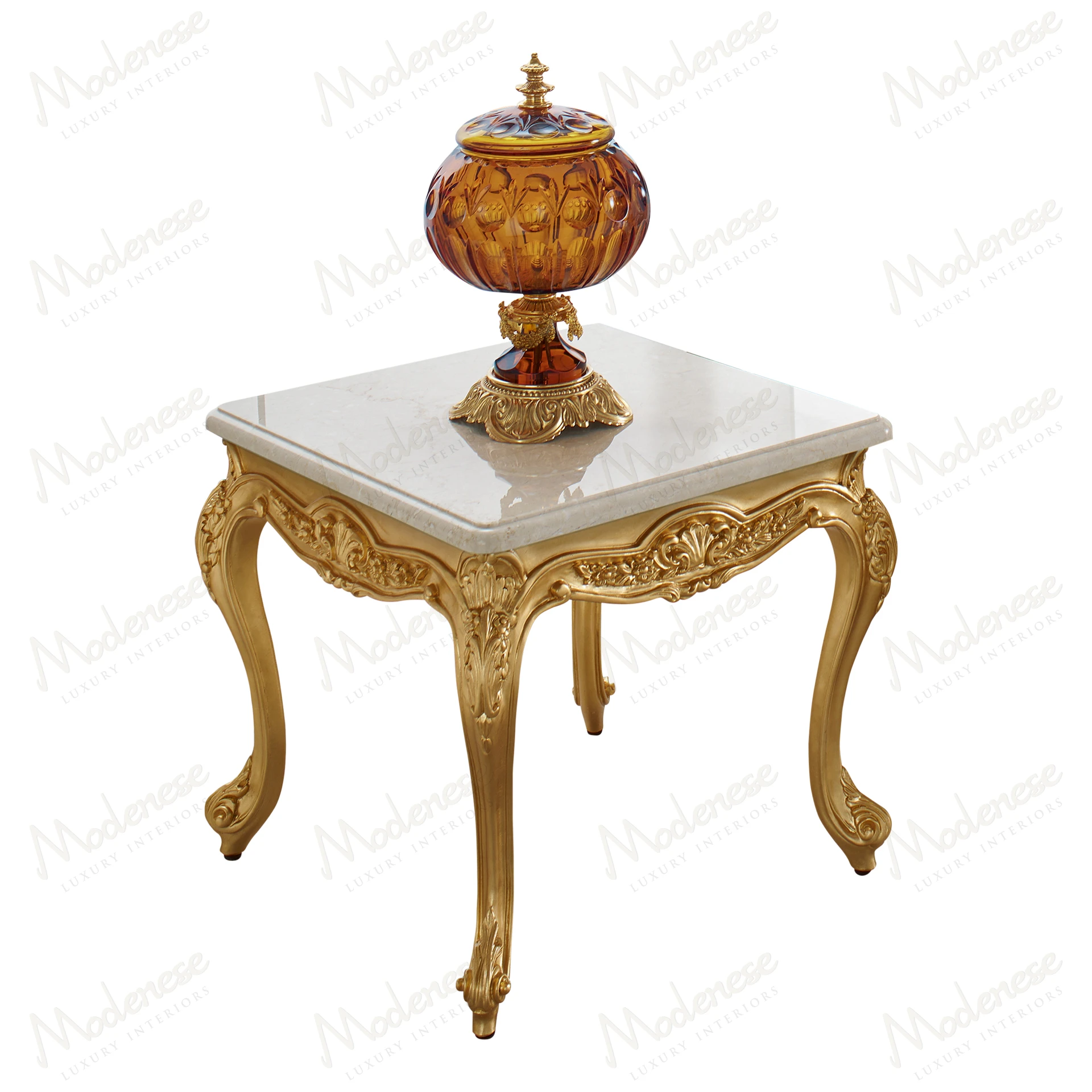 Palatial Elegance Side Table