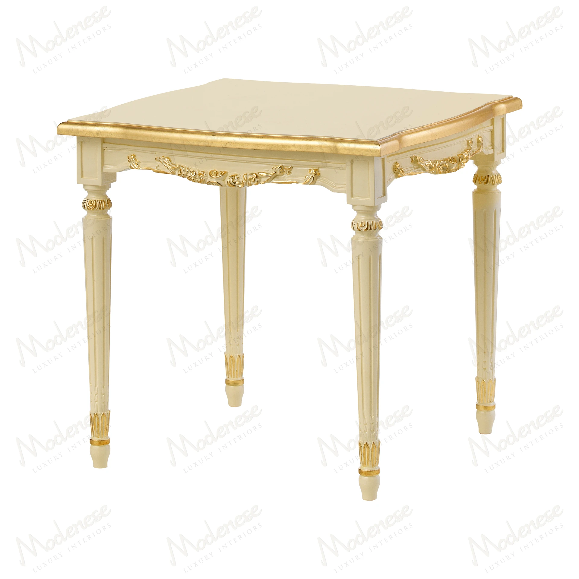 Golden Radiance Side Table