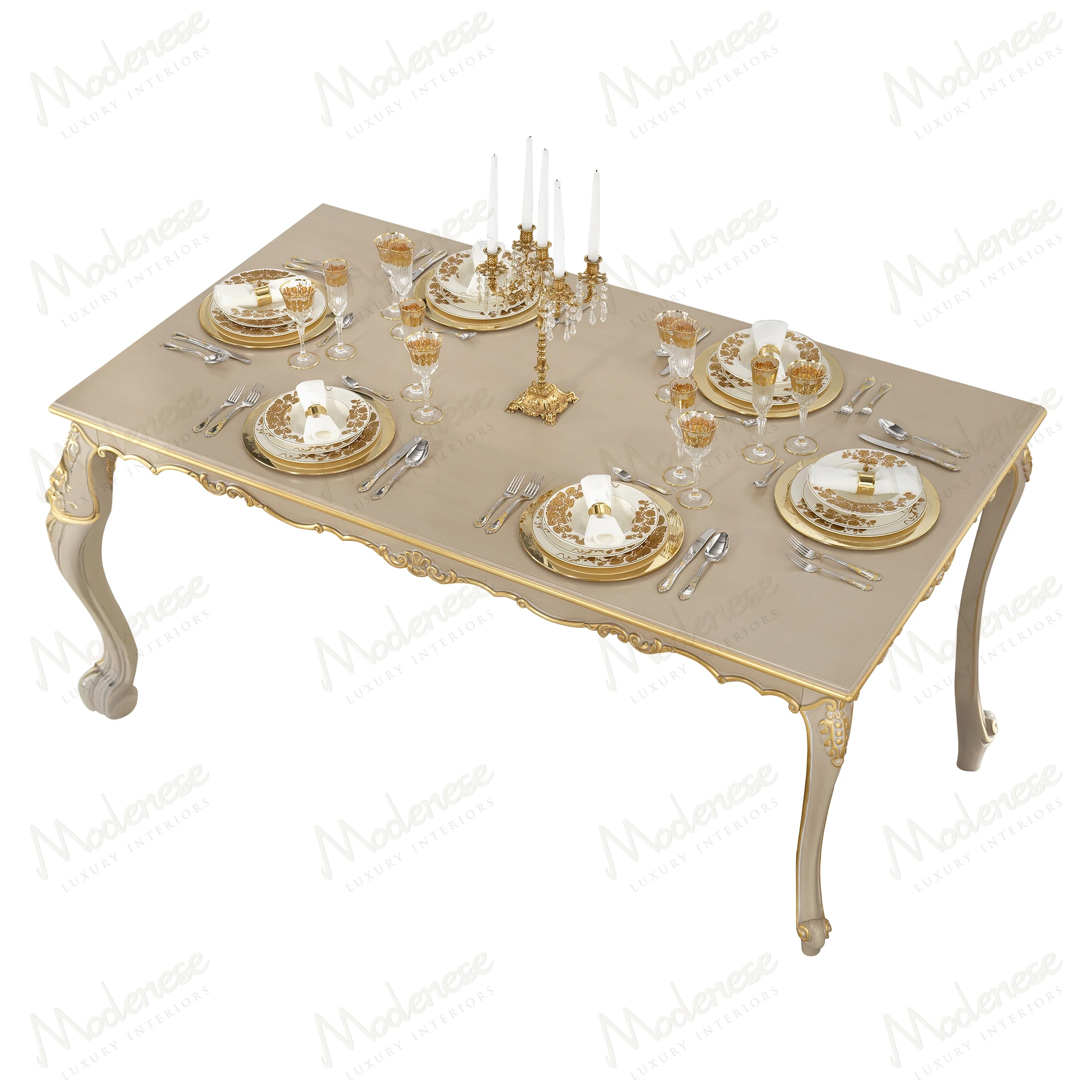 Harmony Dining Table with a smooth, fabric-free surface and cozy texture, designed for comfortable dining. Simple, elegant design with sturdy legs