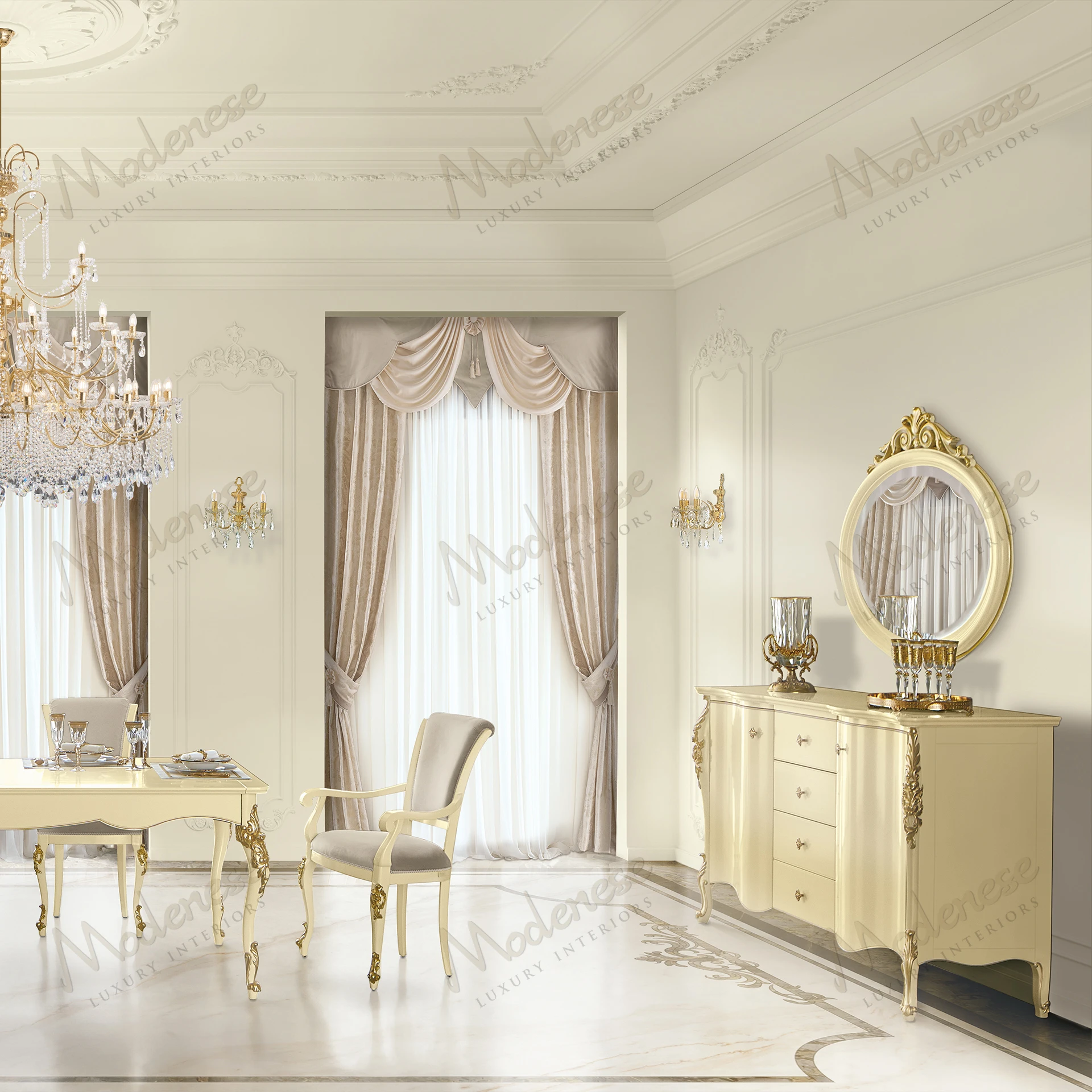 Essence Sideboard with a cozy, textured surface, upholstered in natural material, adds warmth and style to any room