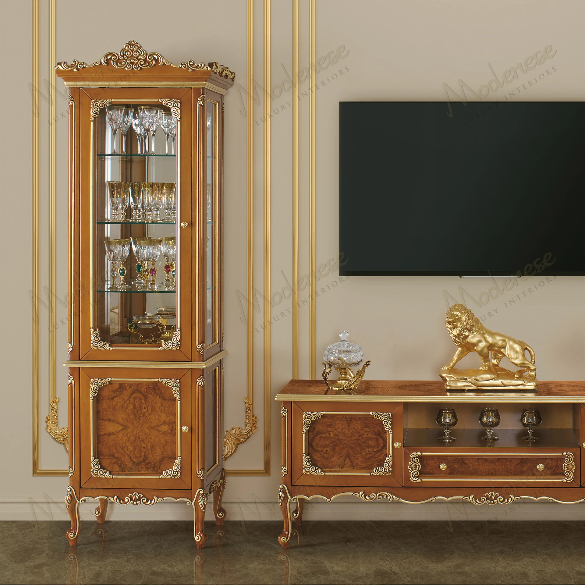 Timeless Grace Cabinet with Left Opening