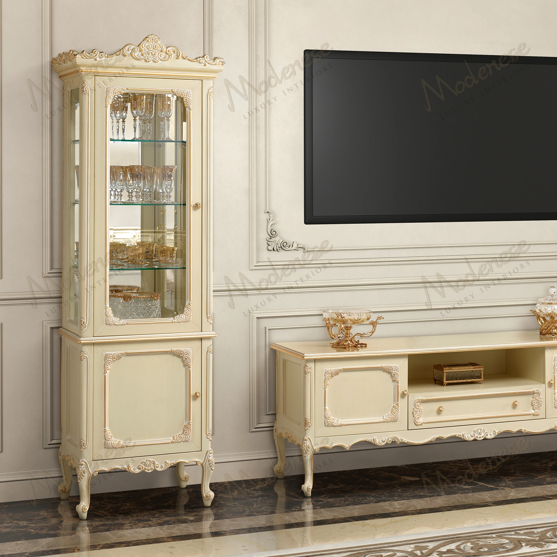 Timeless Grace Cabinet with Left Opening