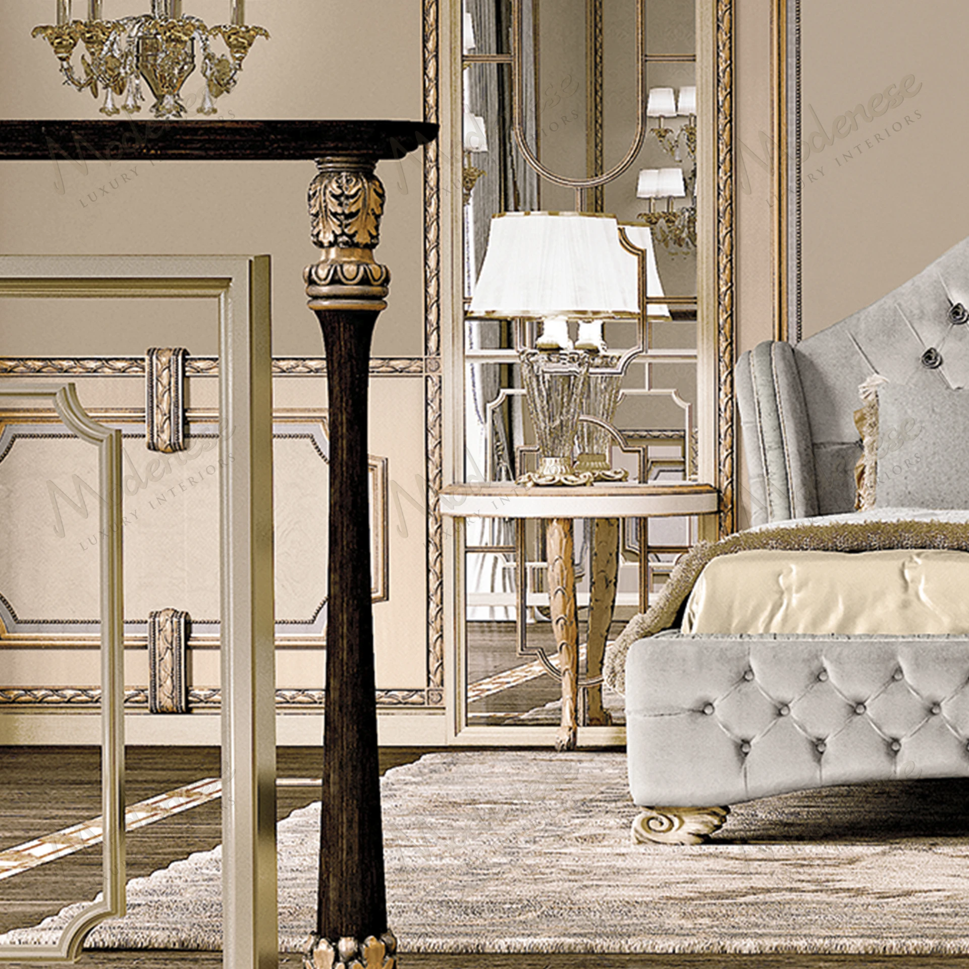 "Embrace Night Table with a cozy texture, no fabric upholstery. Features a sleek, minimalist design for a modern bedroom aesthetic.".